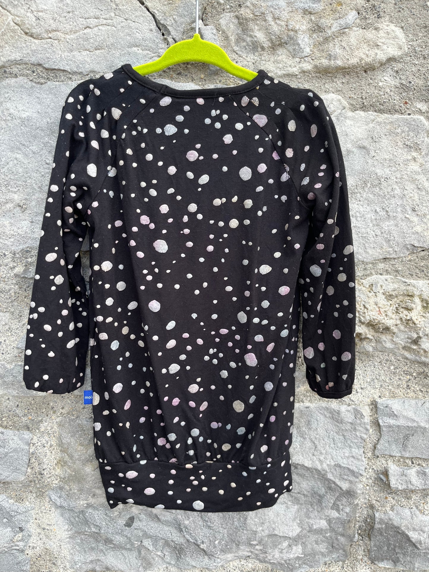 Spotty black tunic 2-3y (92-98cm)