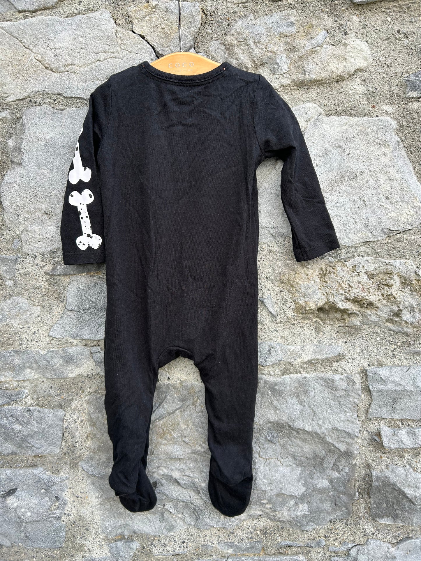 Skeleton onesie 3-6m (62-68cm)