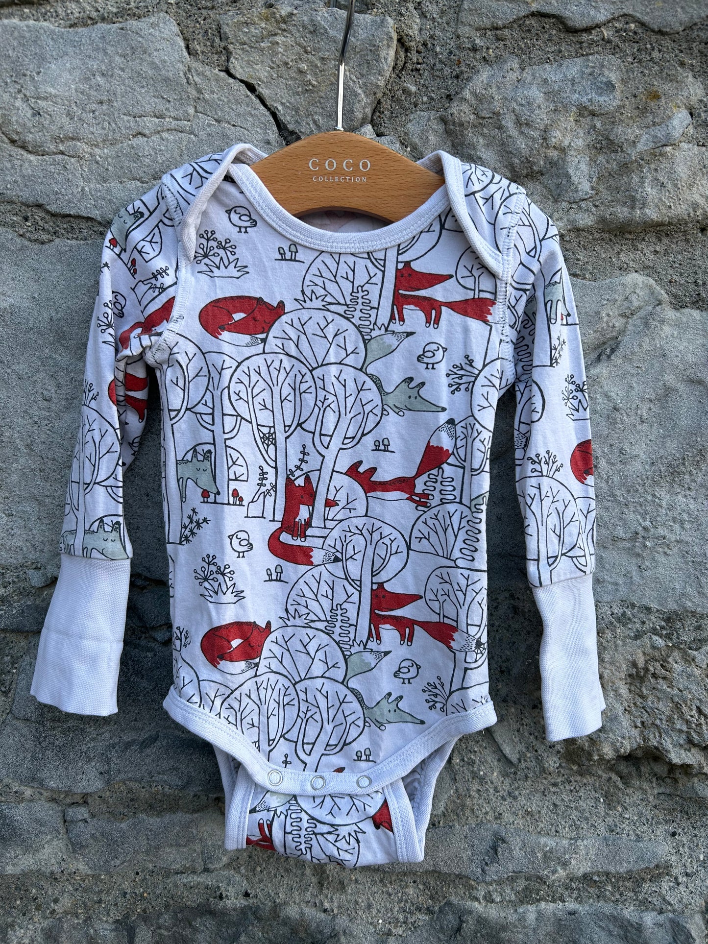 Foxes in the woods vest 3-6m (62-68cm)