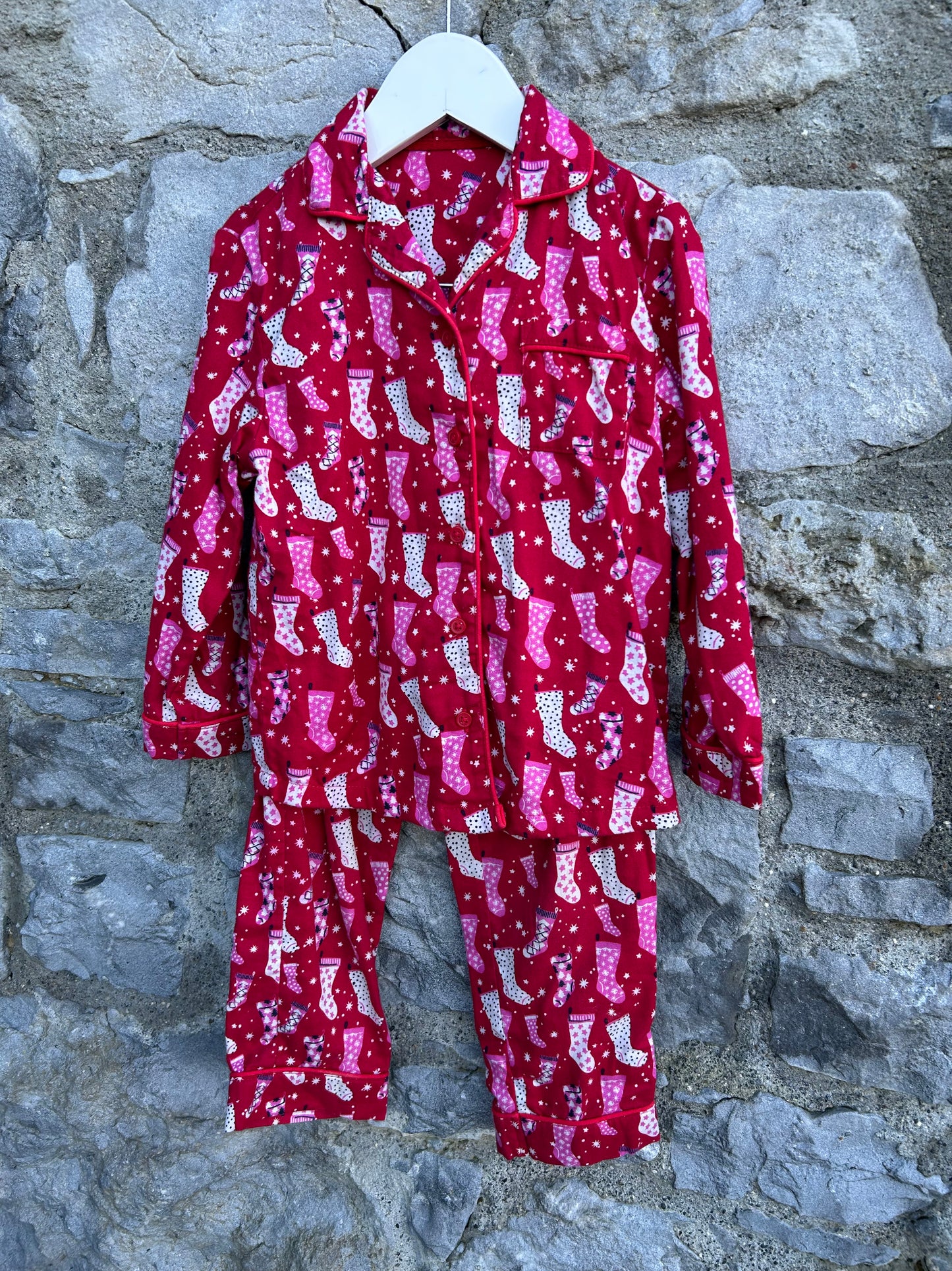 Christmas stockings red pjs 18-24m (86-92cm)