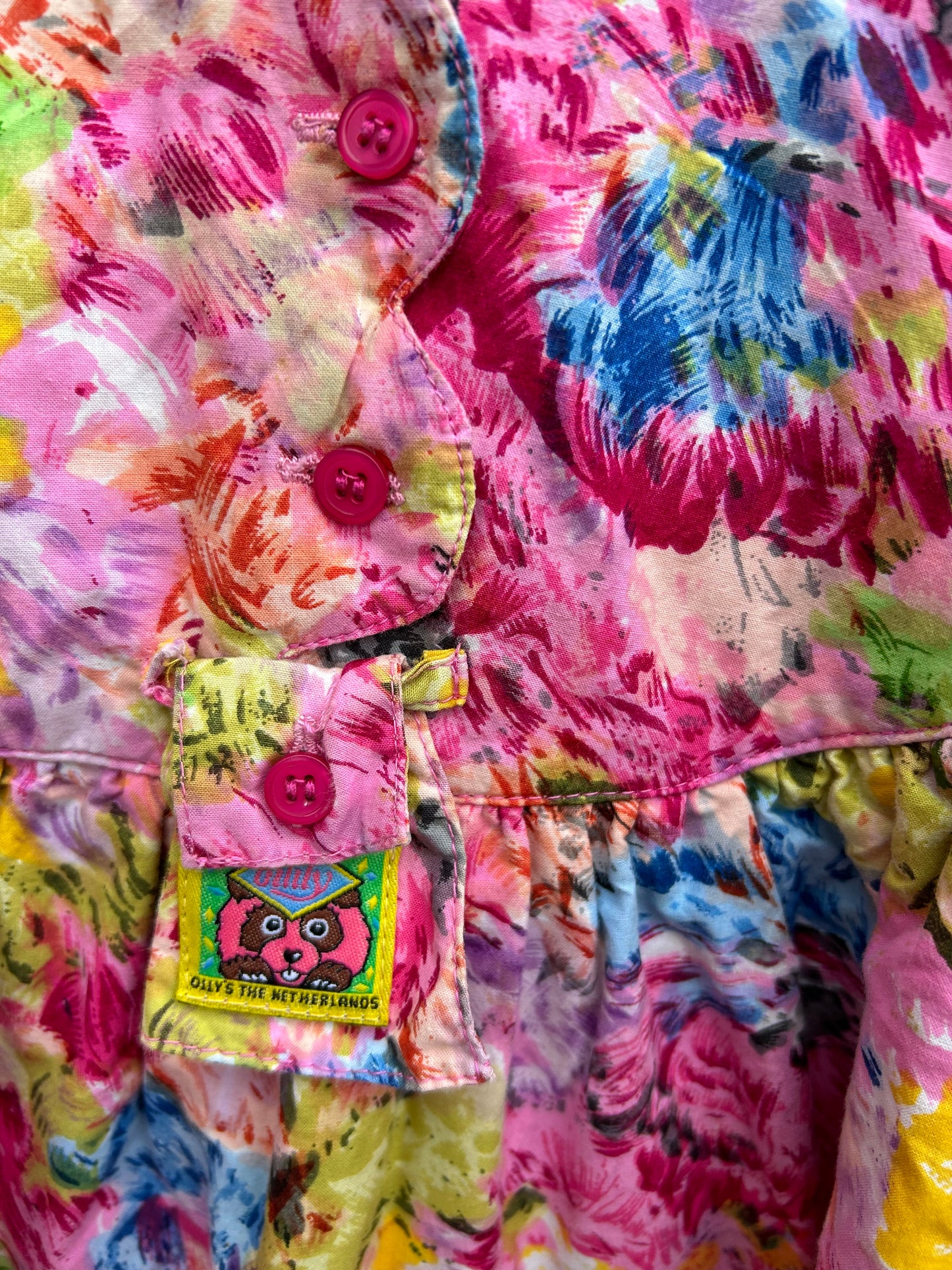 80s colourful dress 18m (86cm)