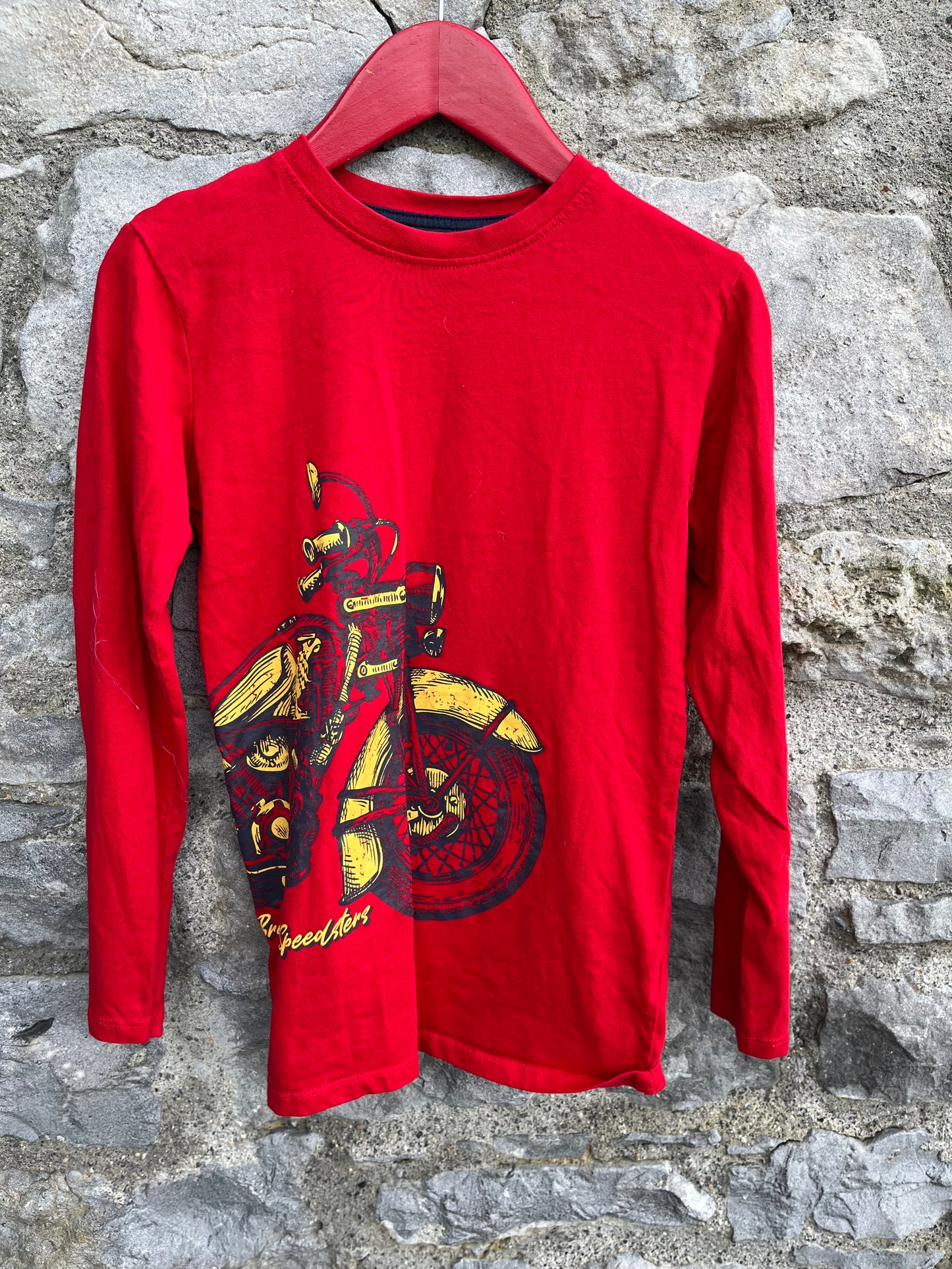 Motorcycle red top 9-10y (134-140cm)