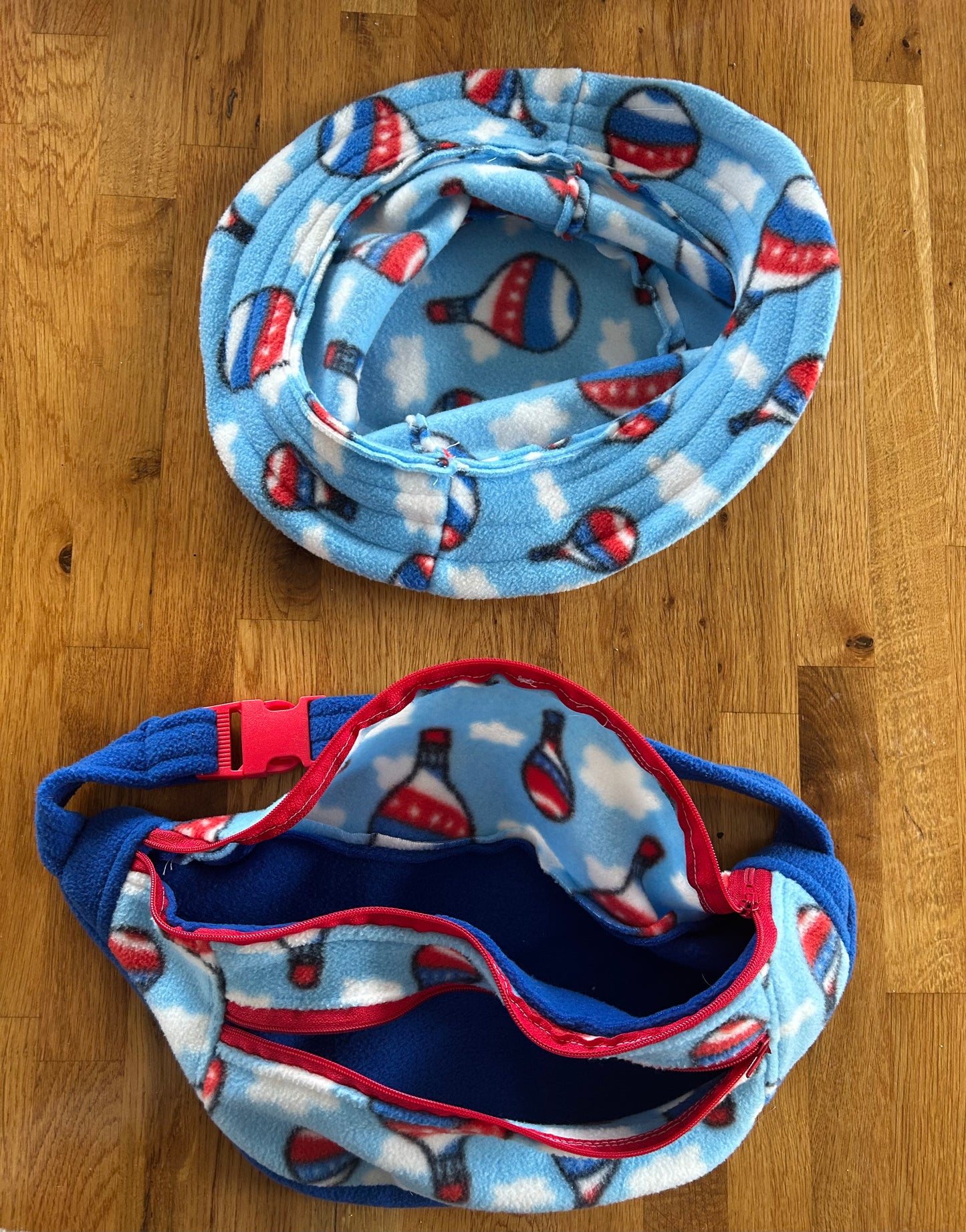 Air balloon adult bucket hat&bum bag