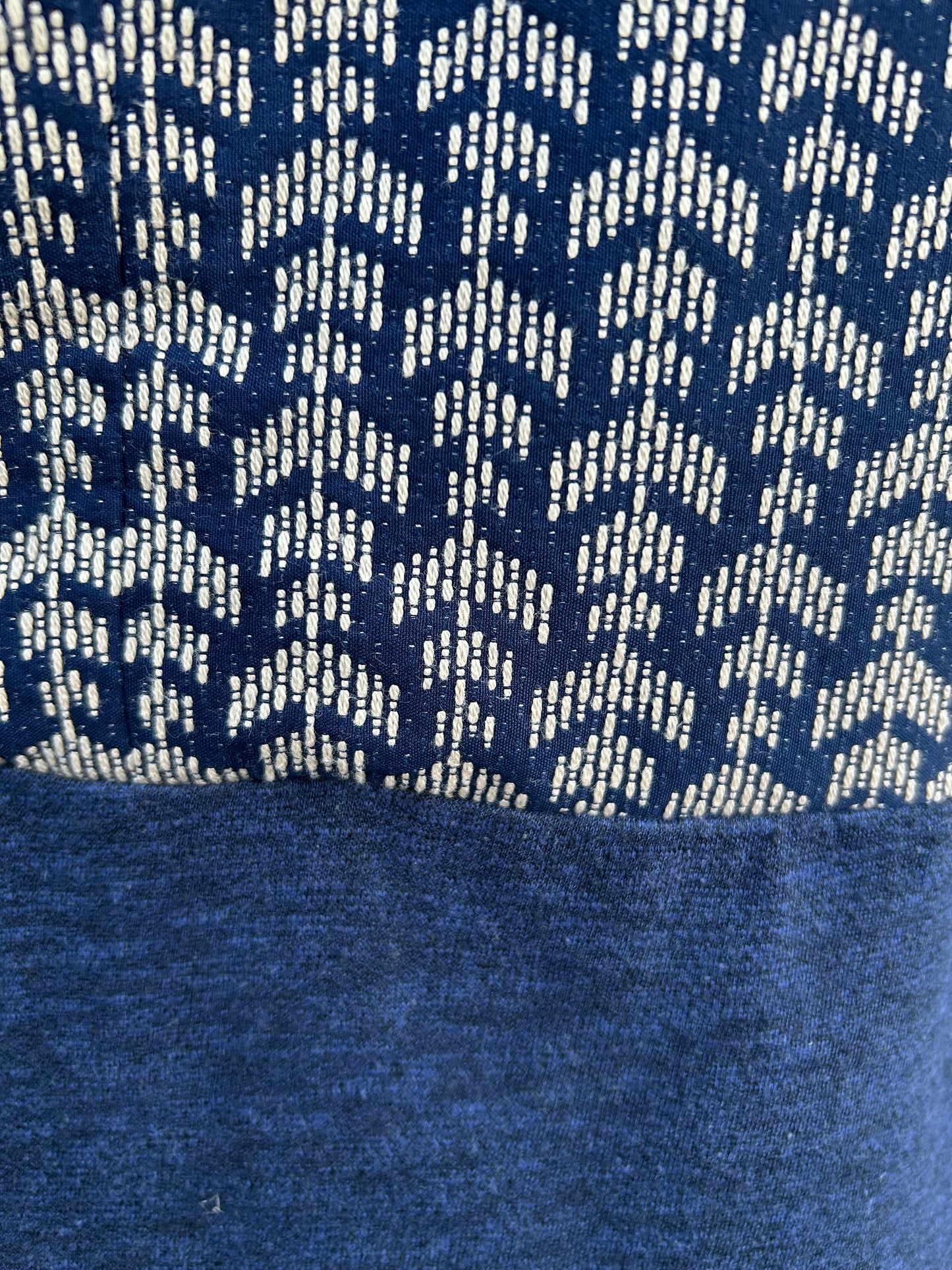 Navy geometric back dress uk 8-10