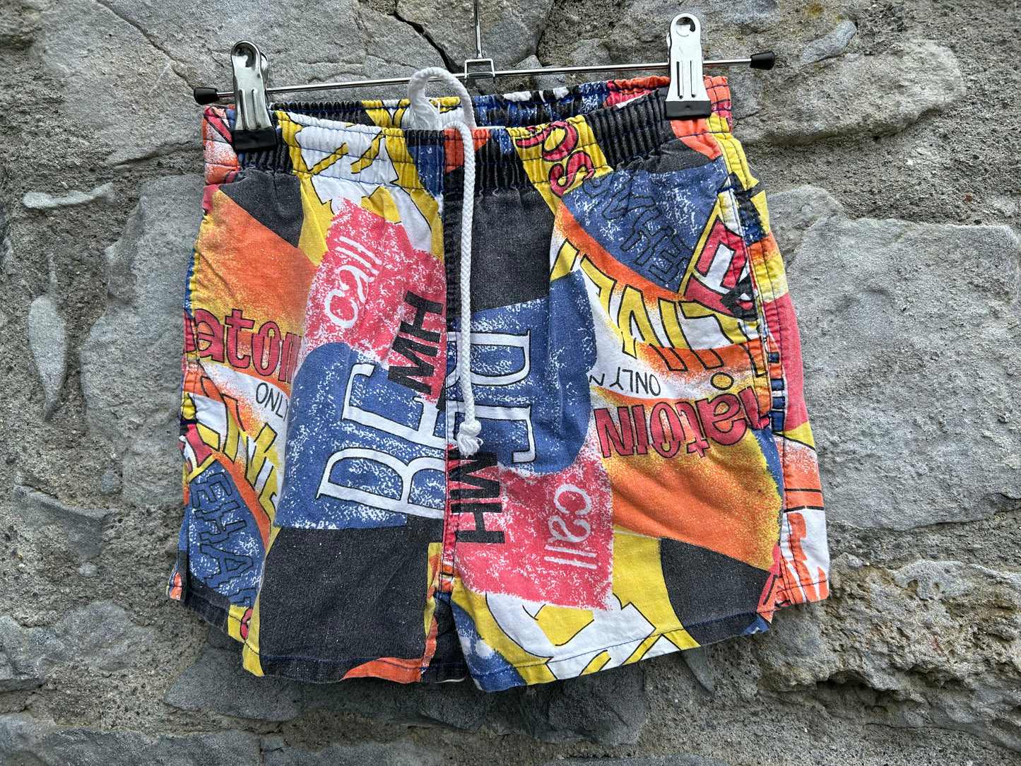 80s patchwork shorts 5-6y (110-116cm)