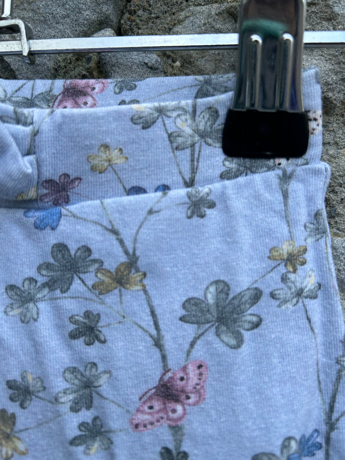 Blue botanical pants 3-6m (62-68cm)