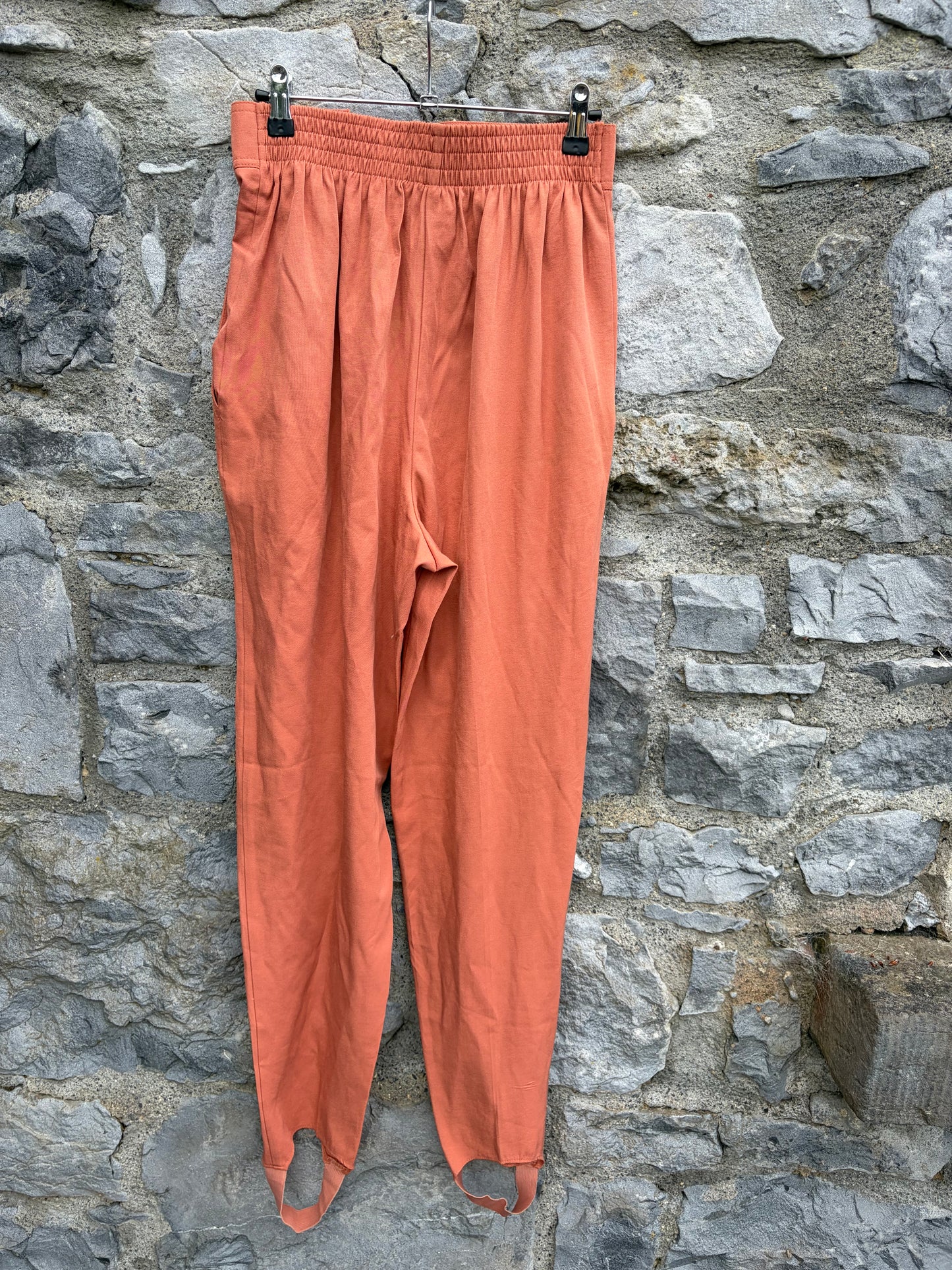80s orangy/rusty pants uk 8