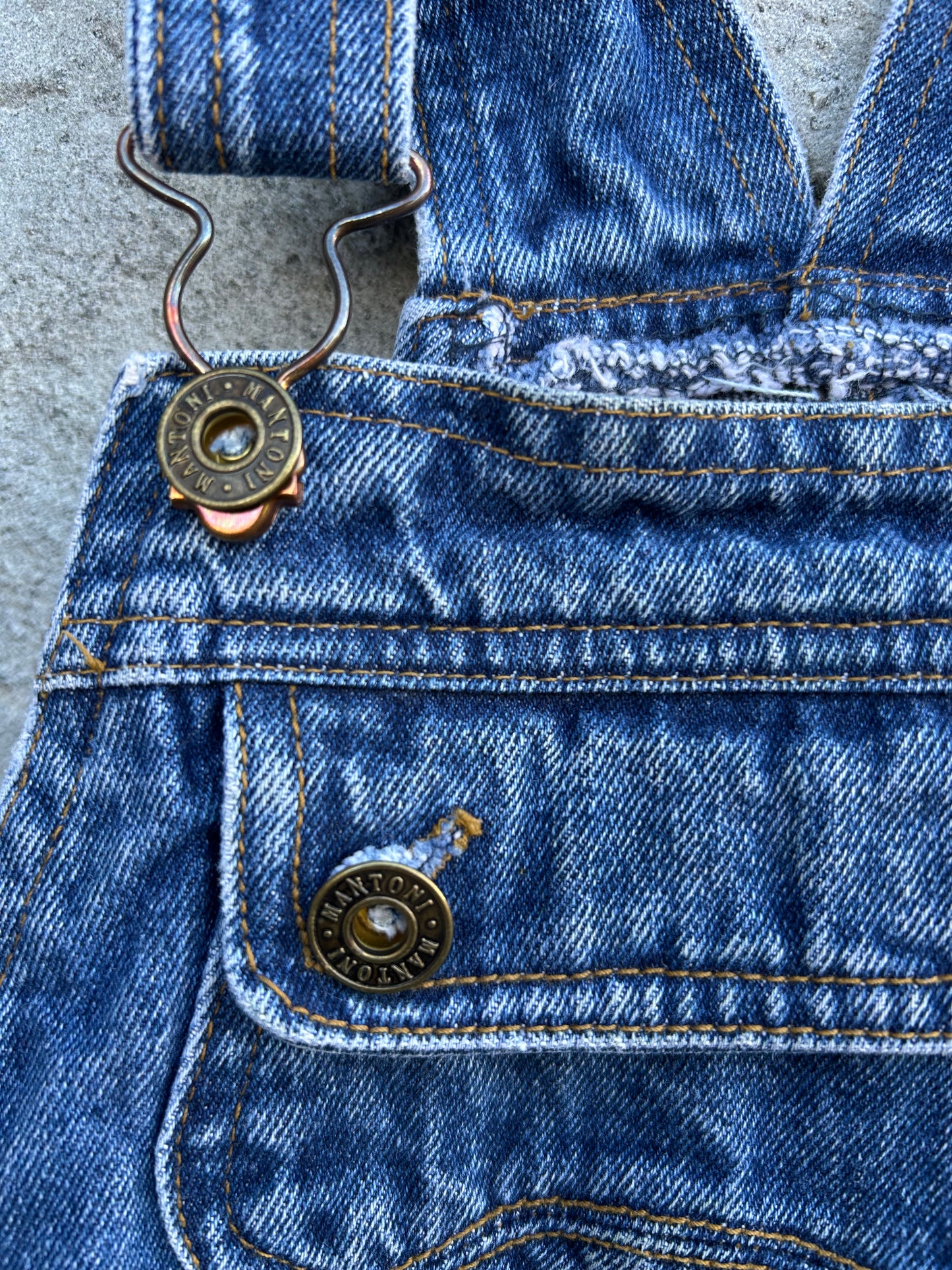 90s denim dungarees 9-12m (74-80cm)