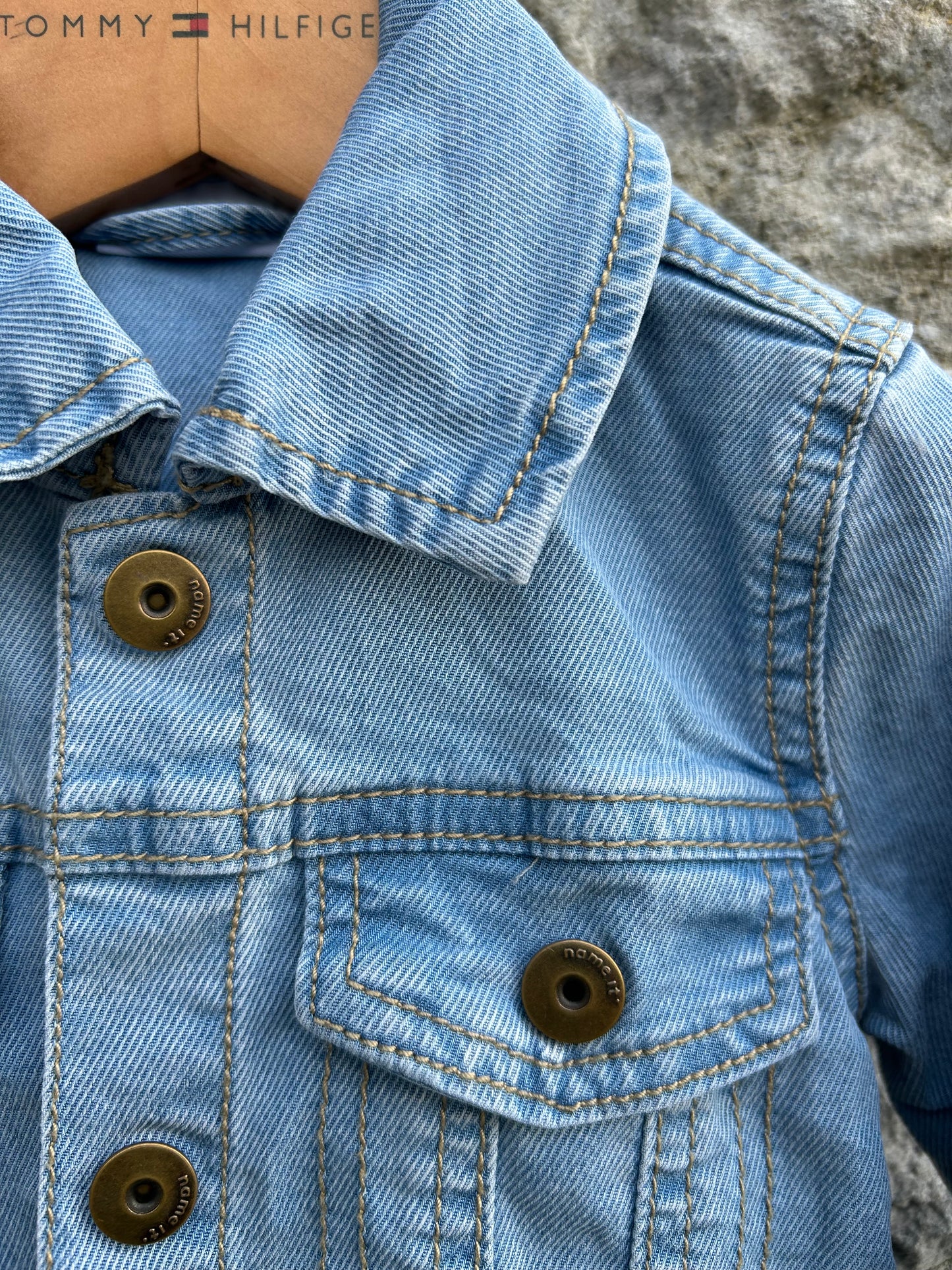 Blue denim jacket 6-9m (68-74cm)