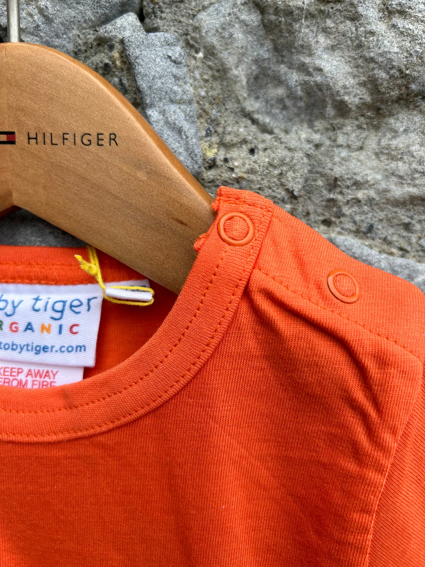 Orange T-shirt 6-12m (68-80cm)