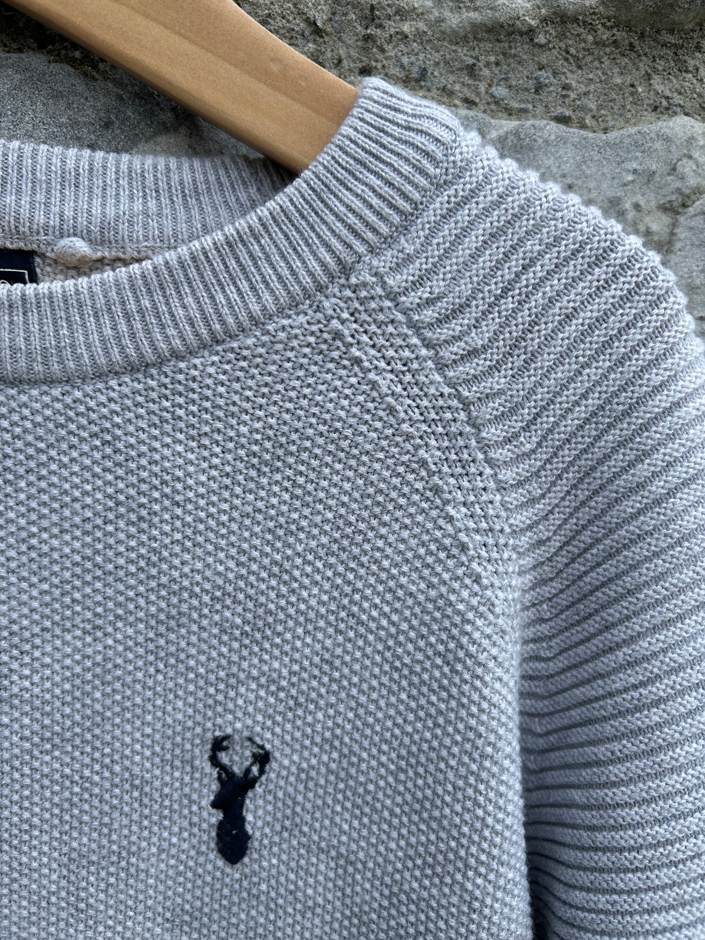 Grey jumper 7-8y (122-128cm)