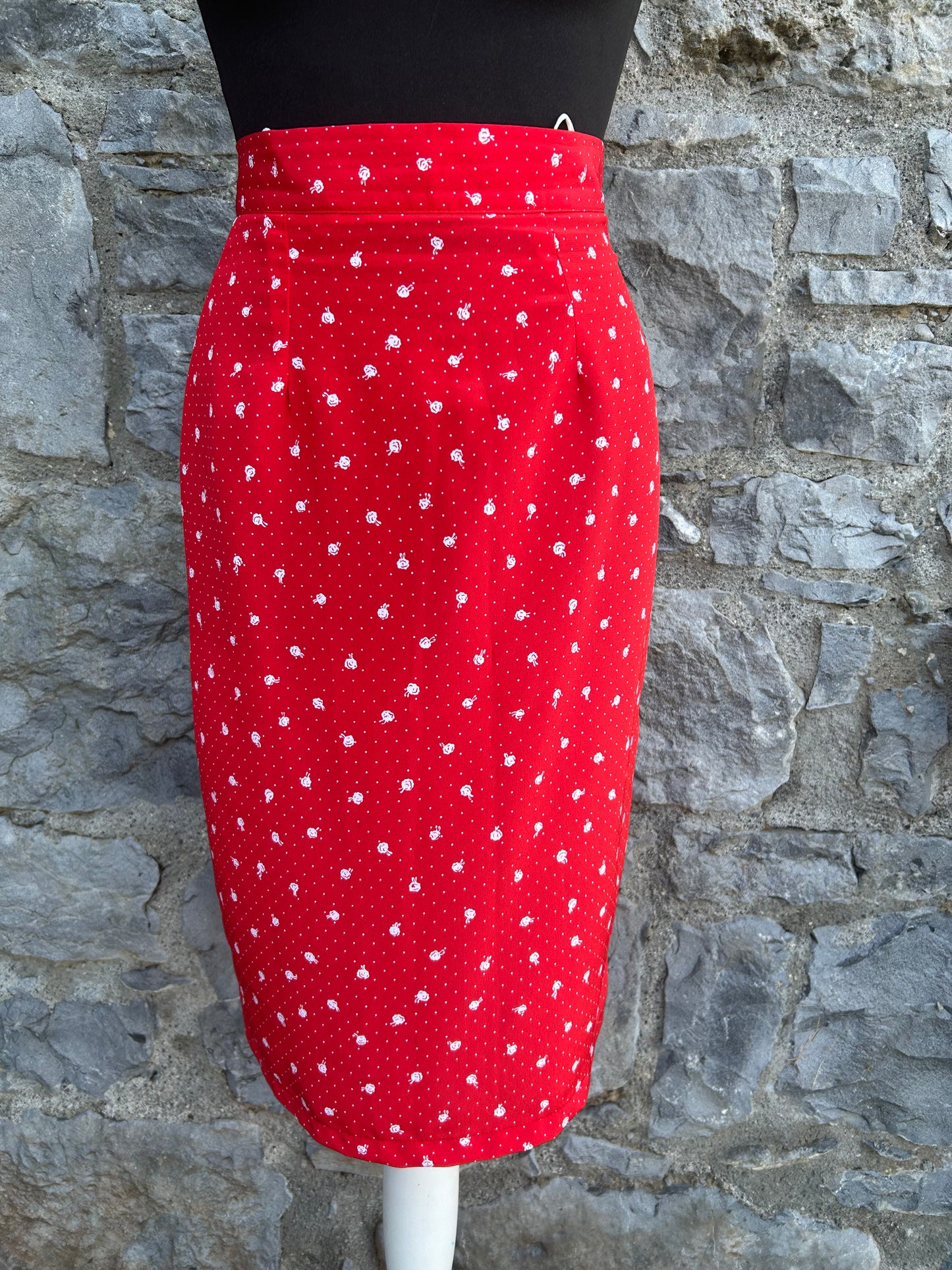 80s red suit uk 6