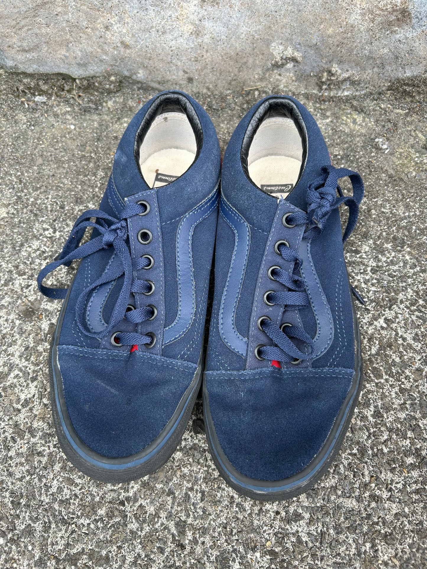 Navy&red trainers uk 5 (eu 38)