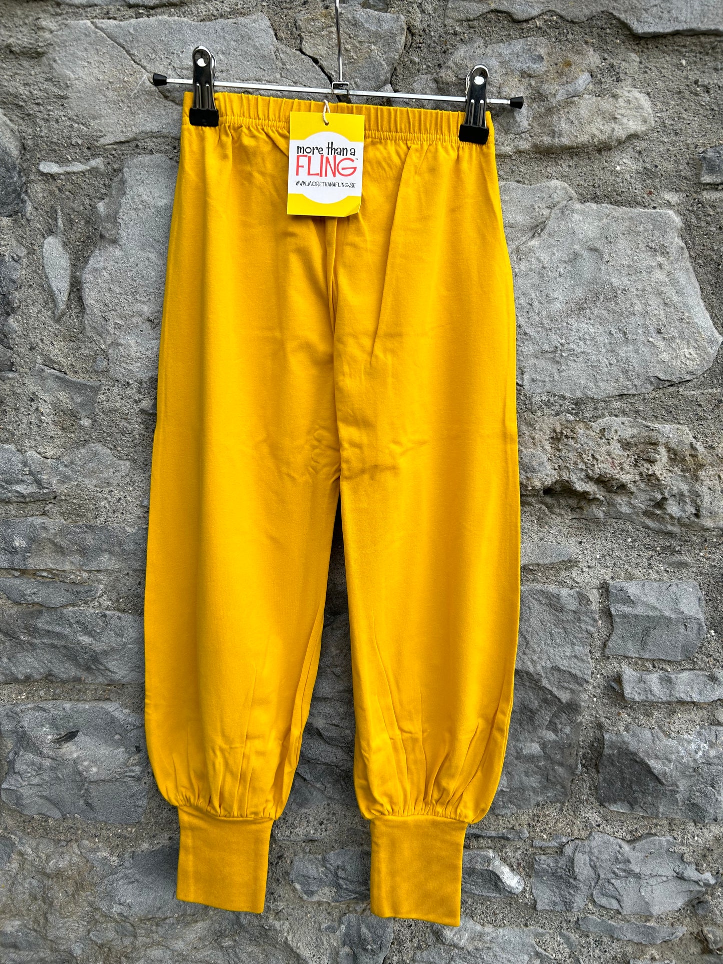 Yellow baggy pants 5-6y (110-116cm)