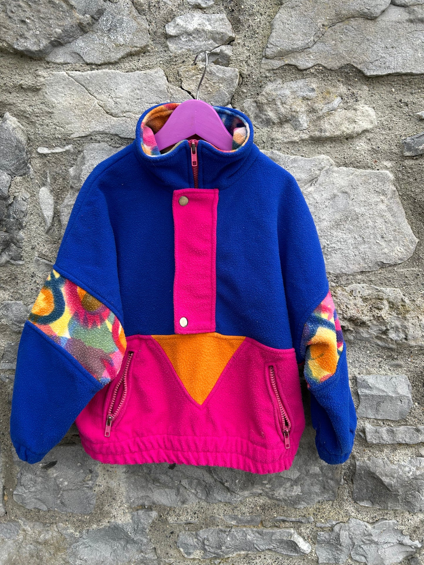 90s colourful fleece 5-6y (110-116cm)