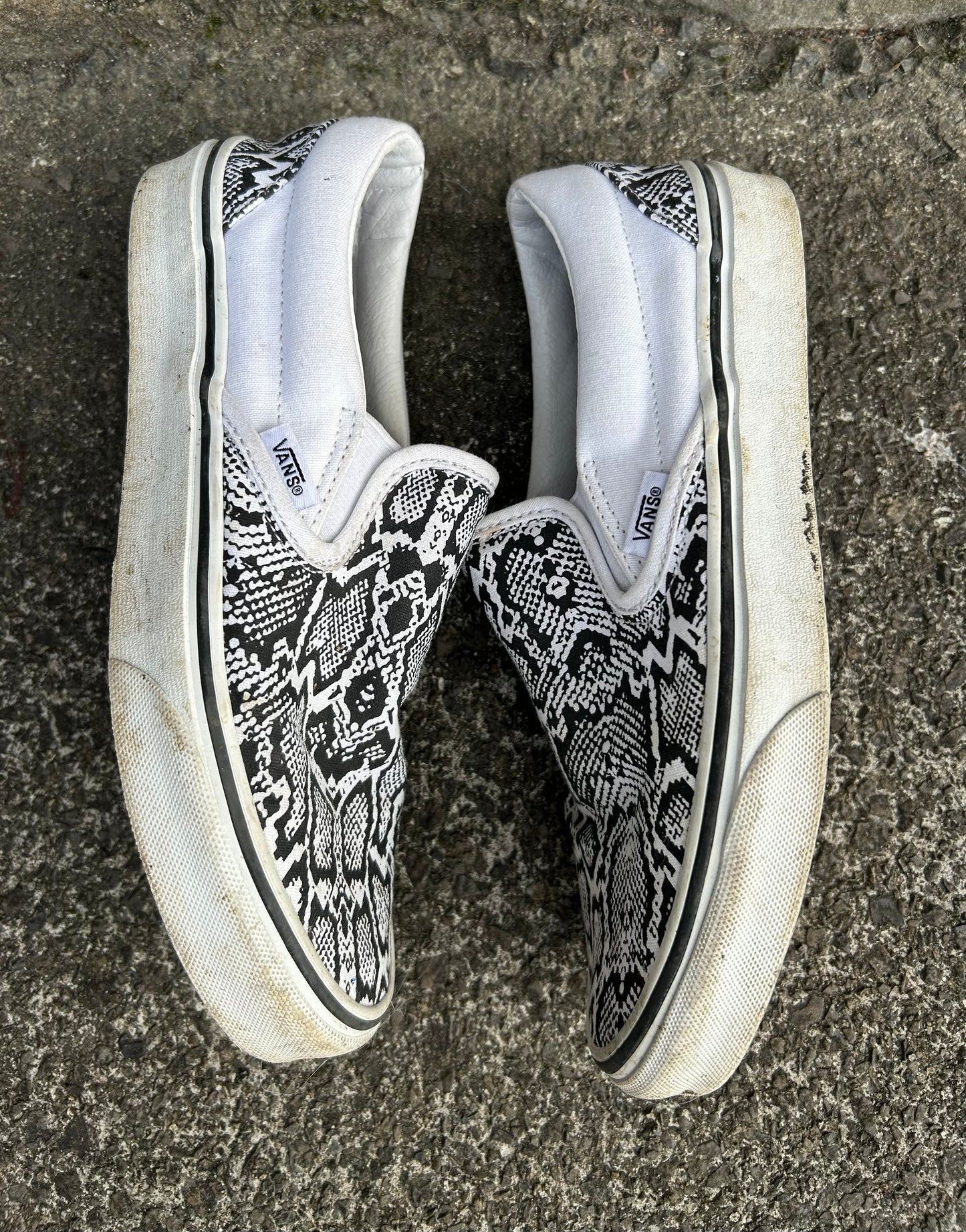 Snake print slip on trainers uk 5.5 (eu 38.5)