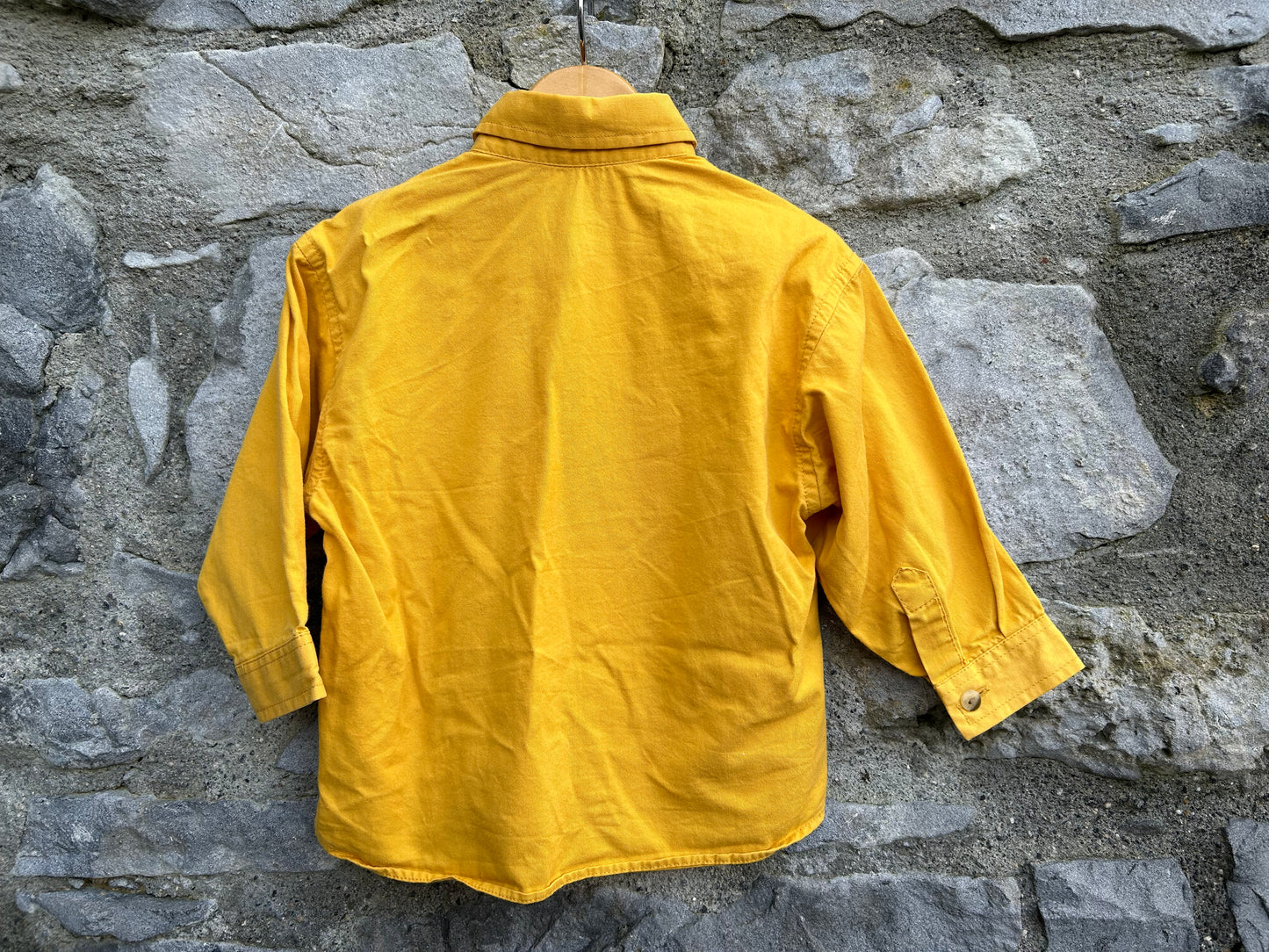 90s yellow Mickey shirt 12-18m (80-86cm)