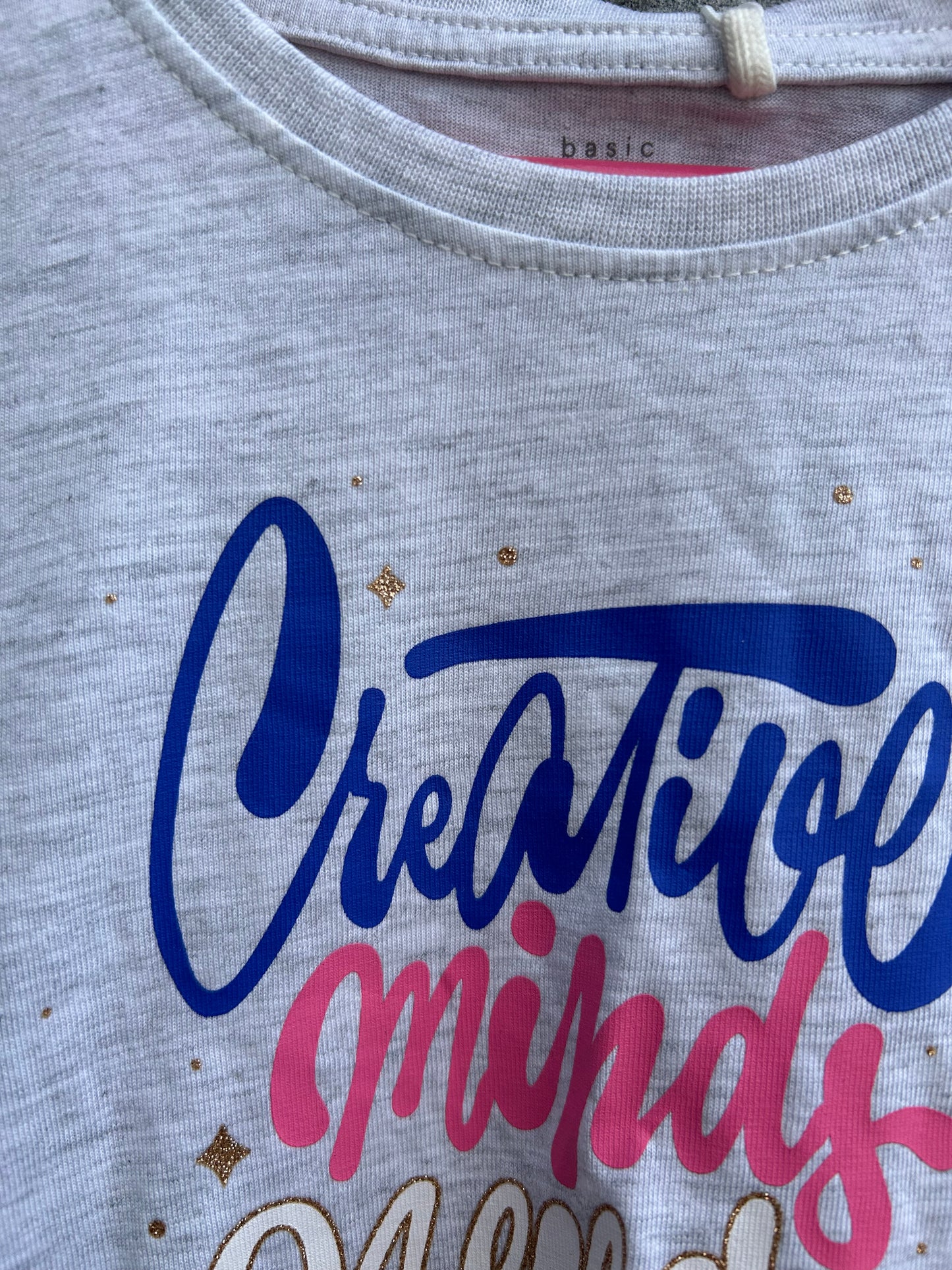 Creative grey top 7-8y (122-128cm)