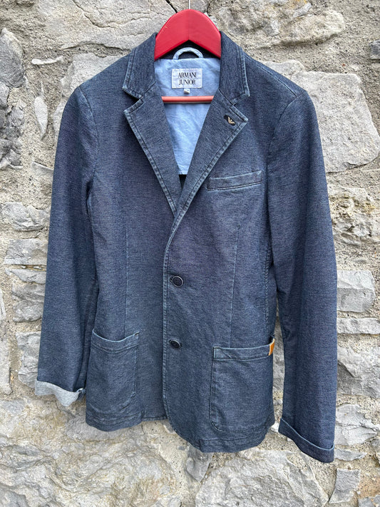 Single-breasted blazer-style denim jacket  13-14y (158-164cm)