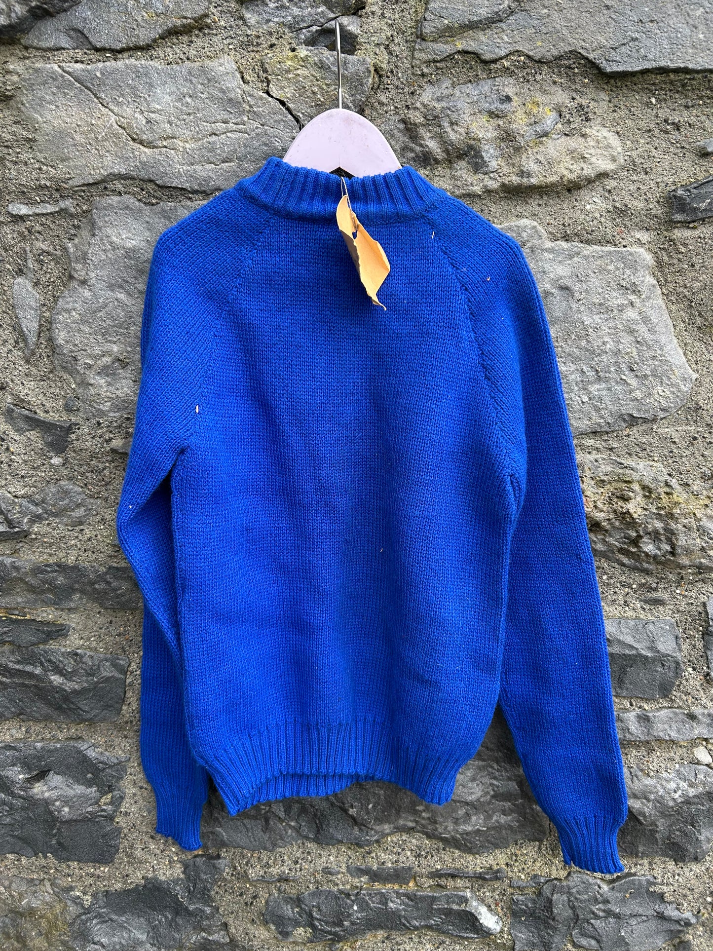 80s blue jumper 9-10y (134-140cm)