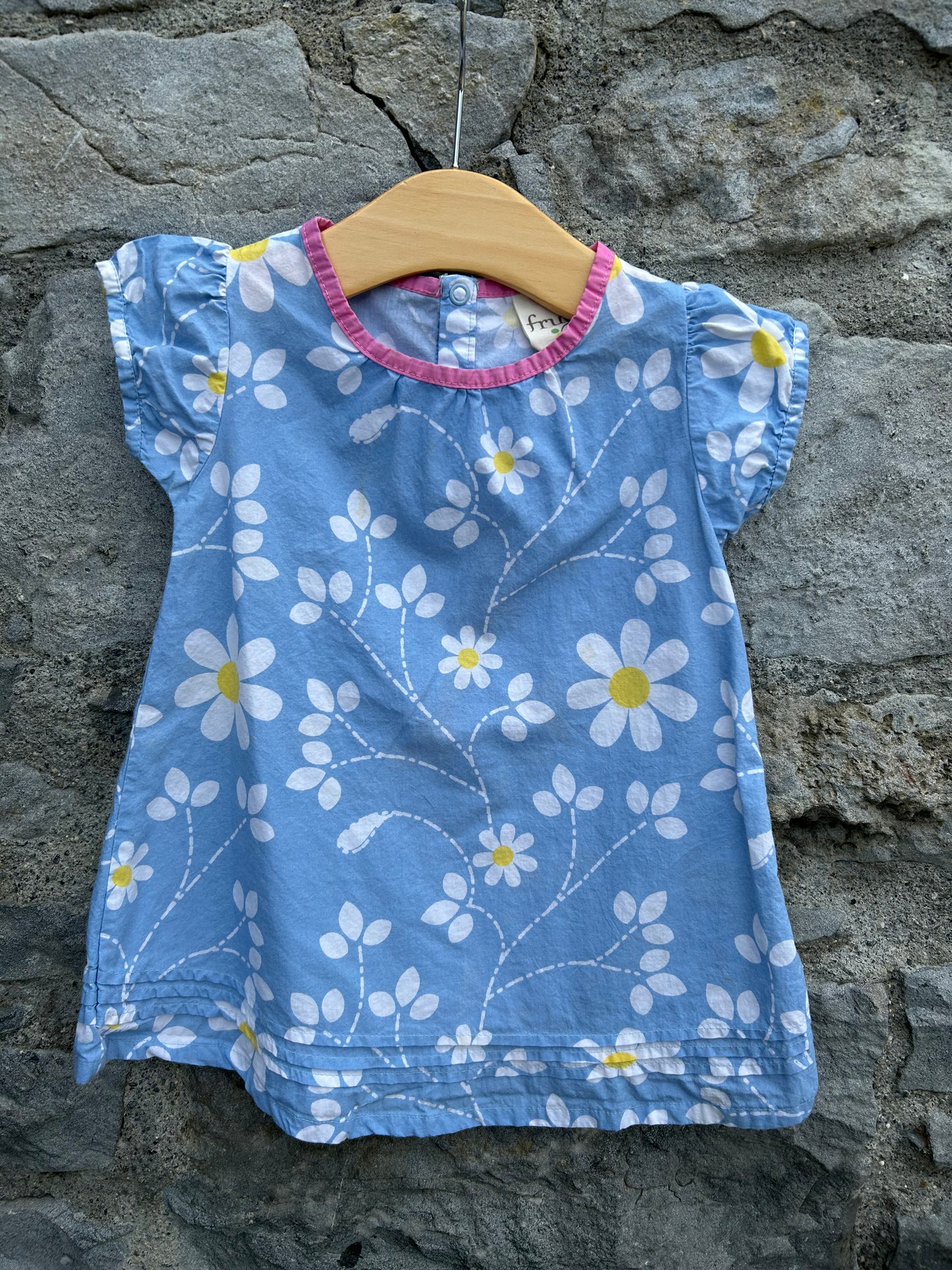 Blue floral top 12-18m (80-86cm)