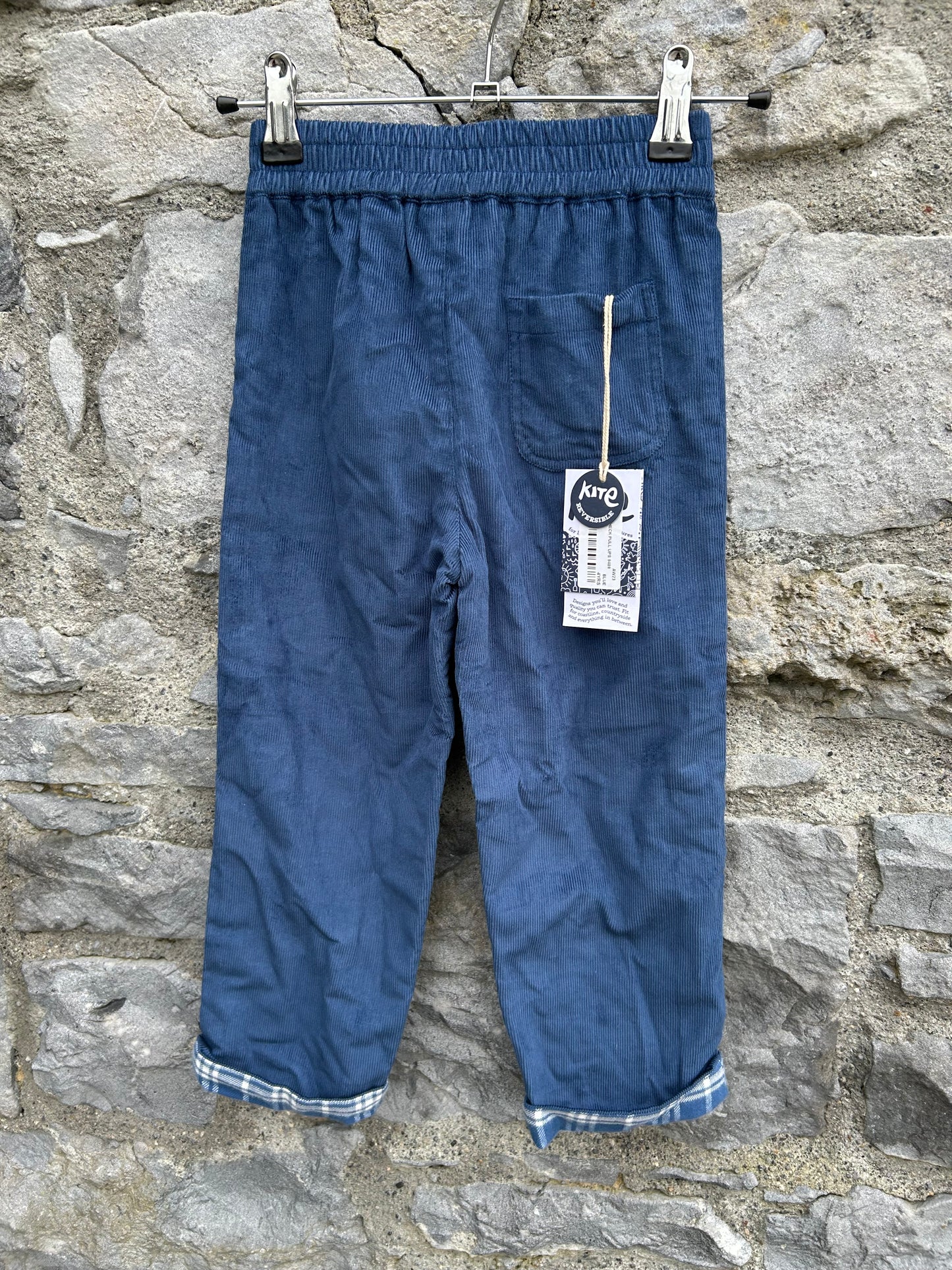 Blue pull up cords 4y (104cm)