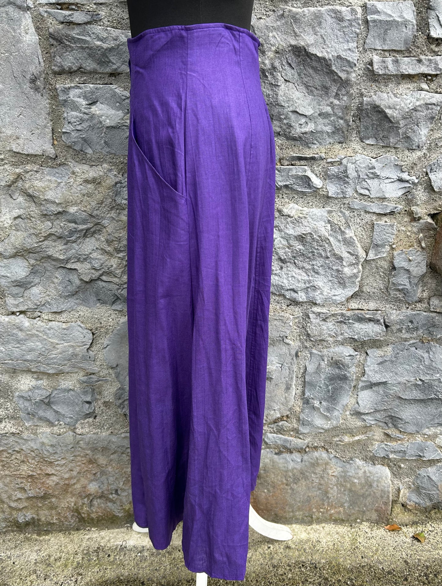 80s purple skirt uk 6-8
