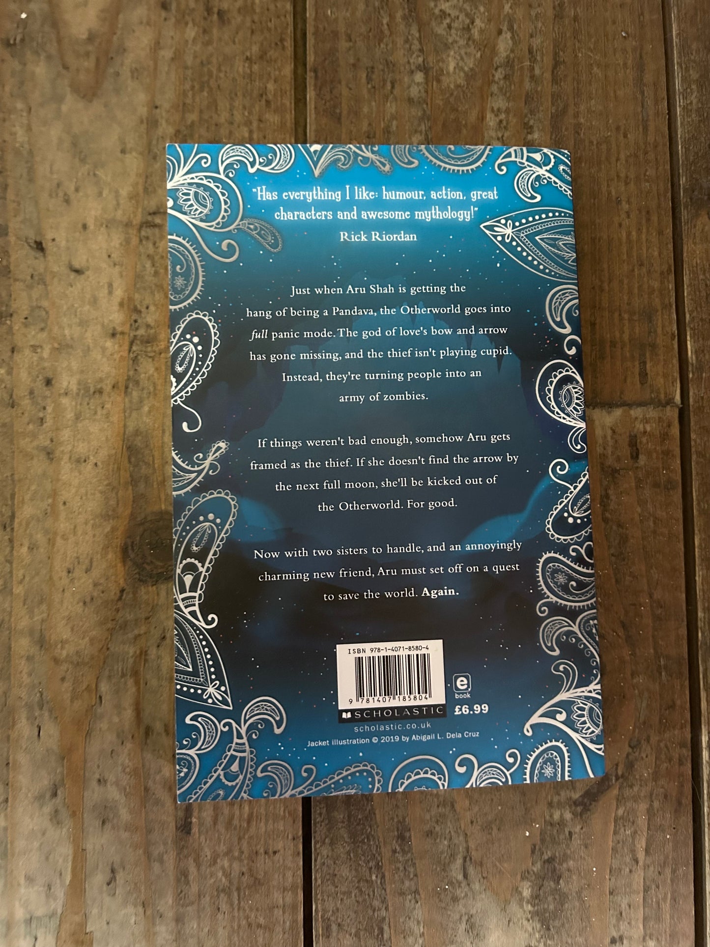 Aru shah and the song of death by Roshani Chokshi