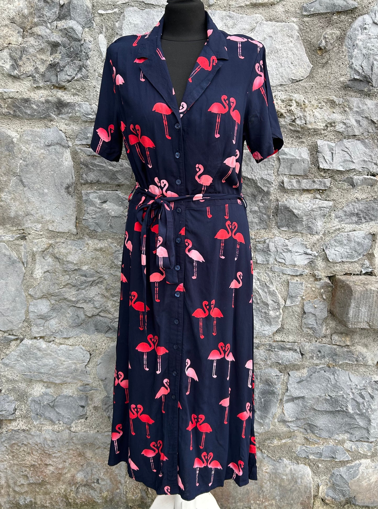 Flamingo navy dress uk 10-12