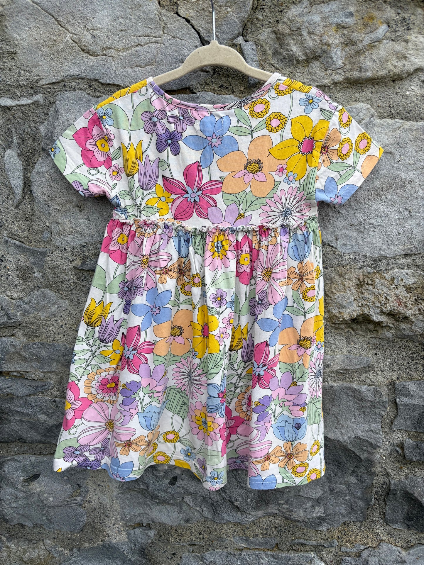 Spring flowers dress 3y (98cm)