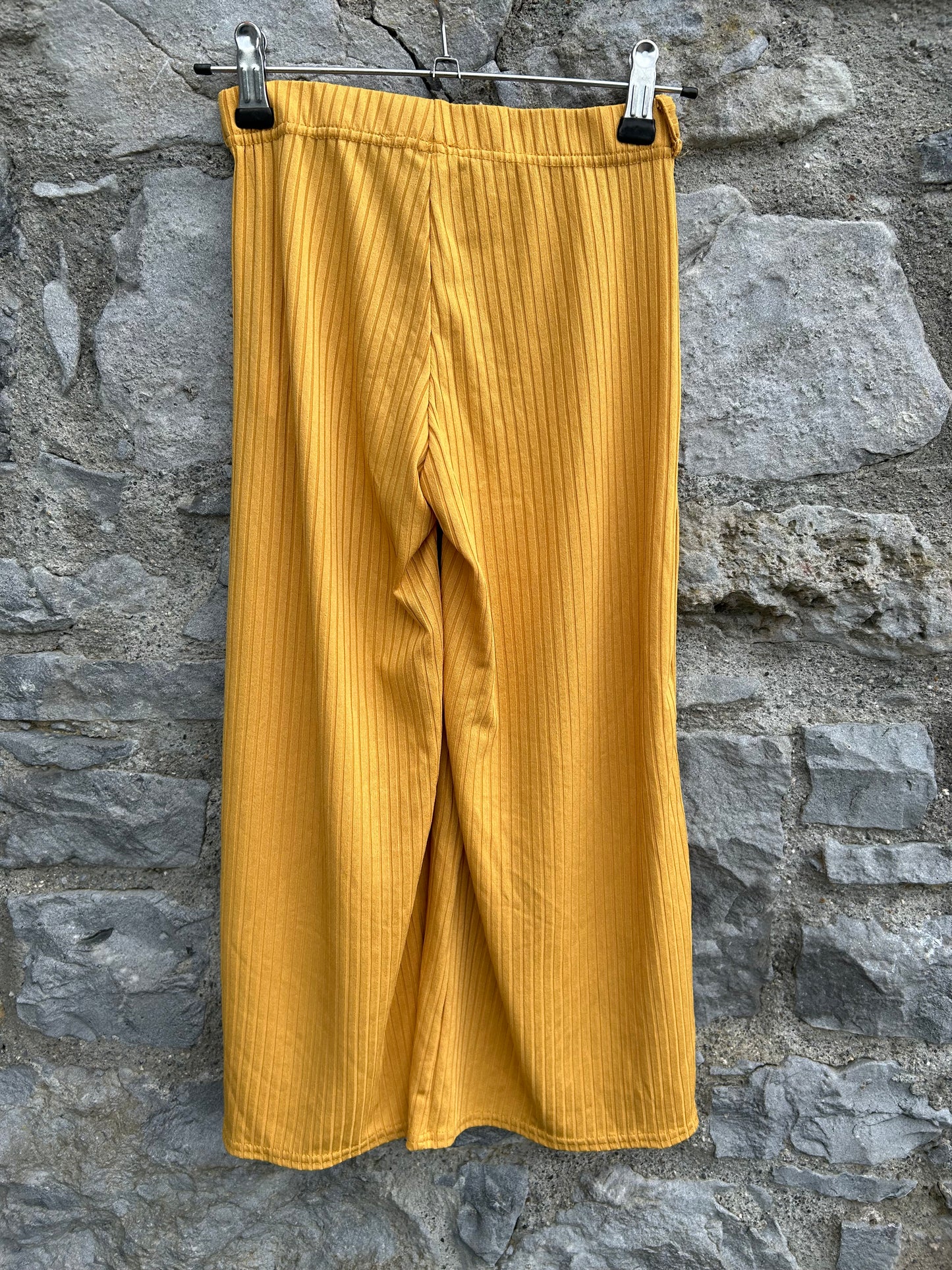 Mustard ribbed culottes 10-11y (140-146cm)