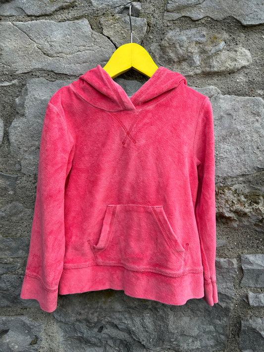 MB Coral velour hoodie  4y (104cm)