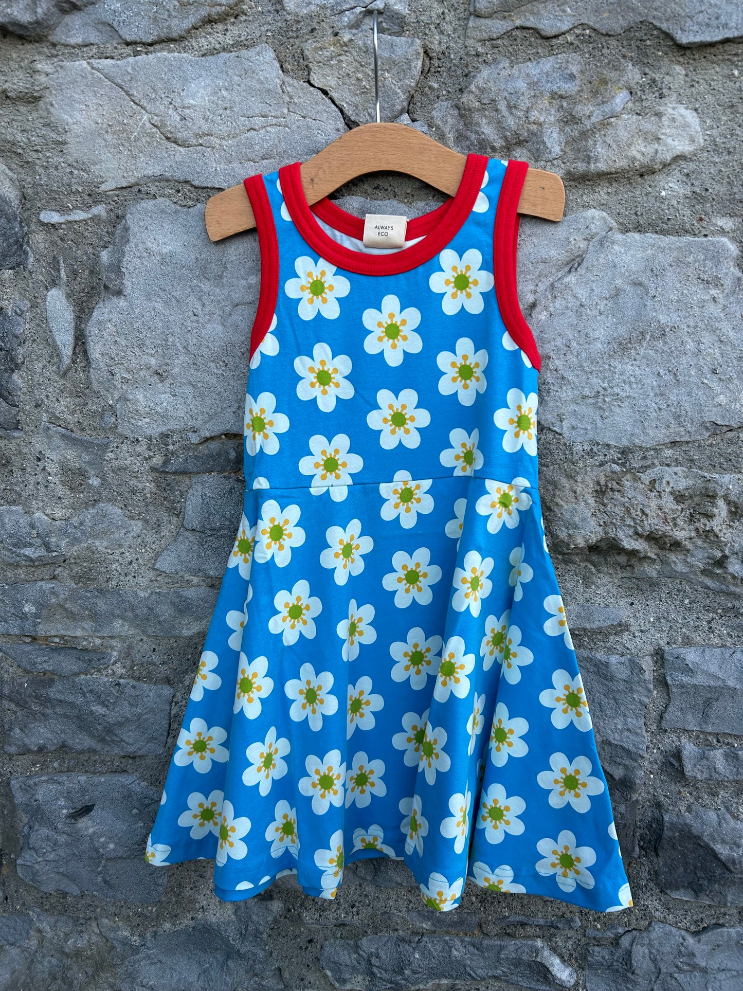 Blue anemone skater dress 3-4y (98-104cm)