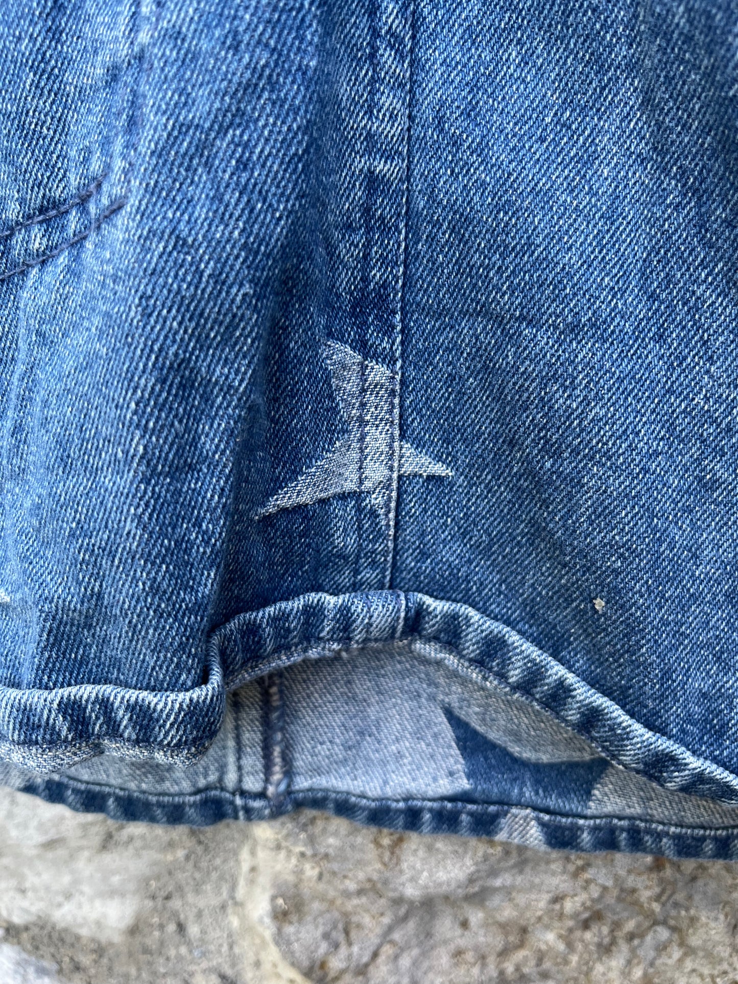 Star denim pinafore 12m (80cm)