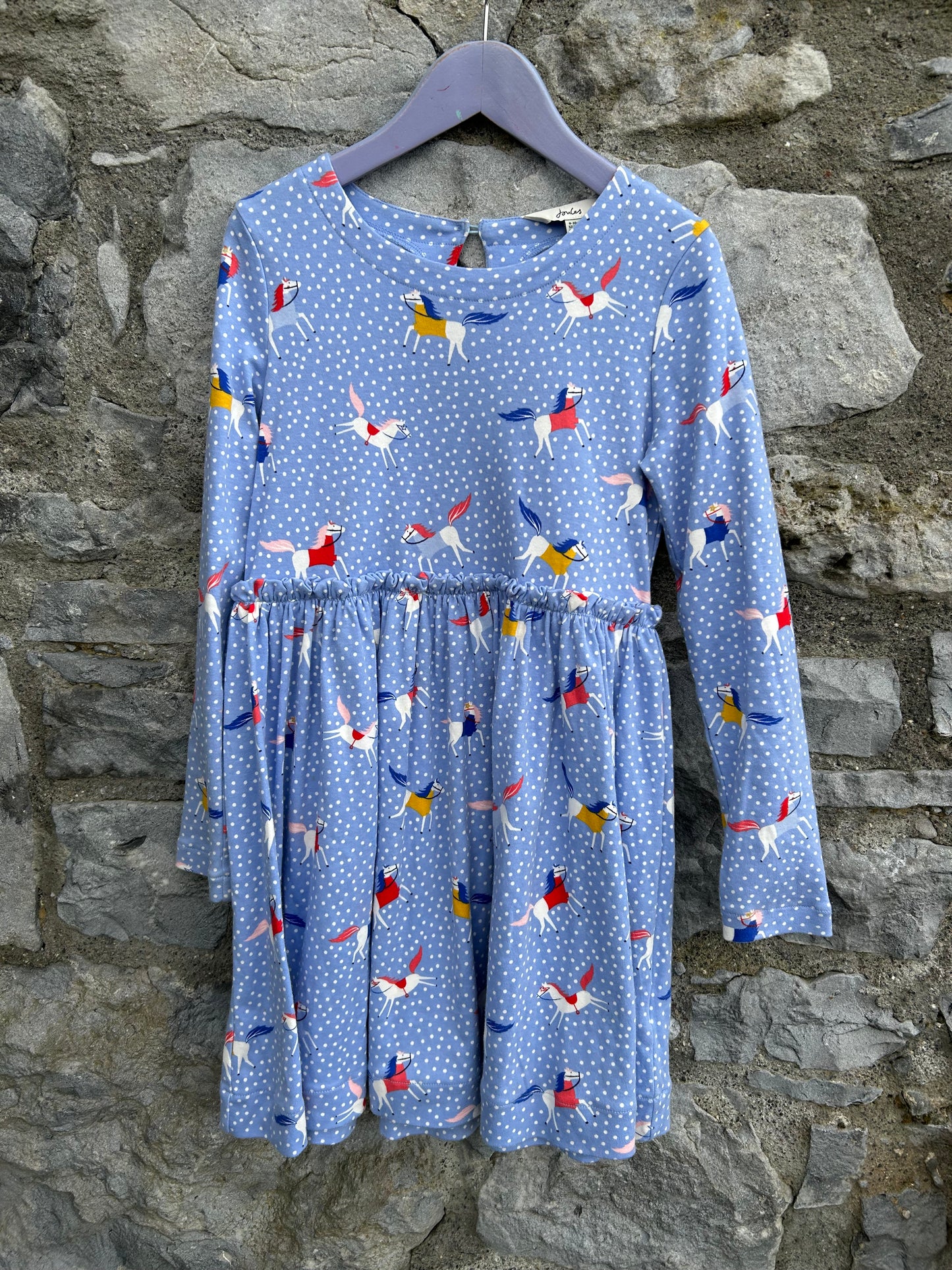 Polka dots horses dress 9-10y (134-140cm)