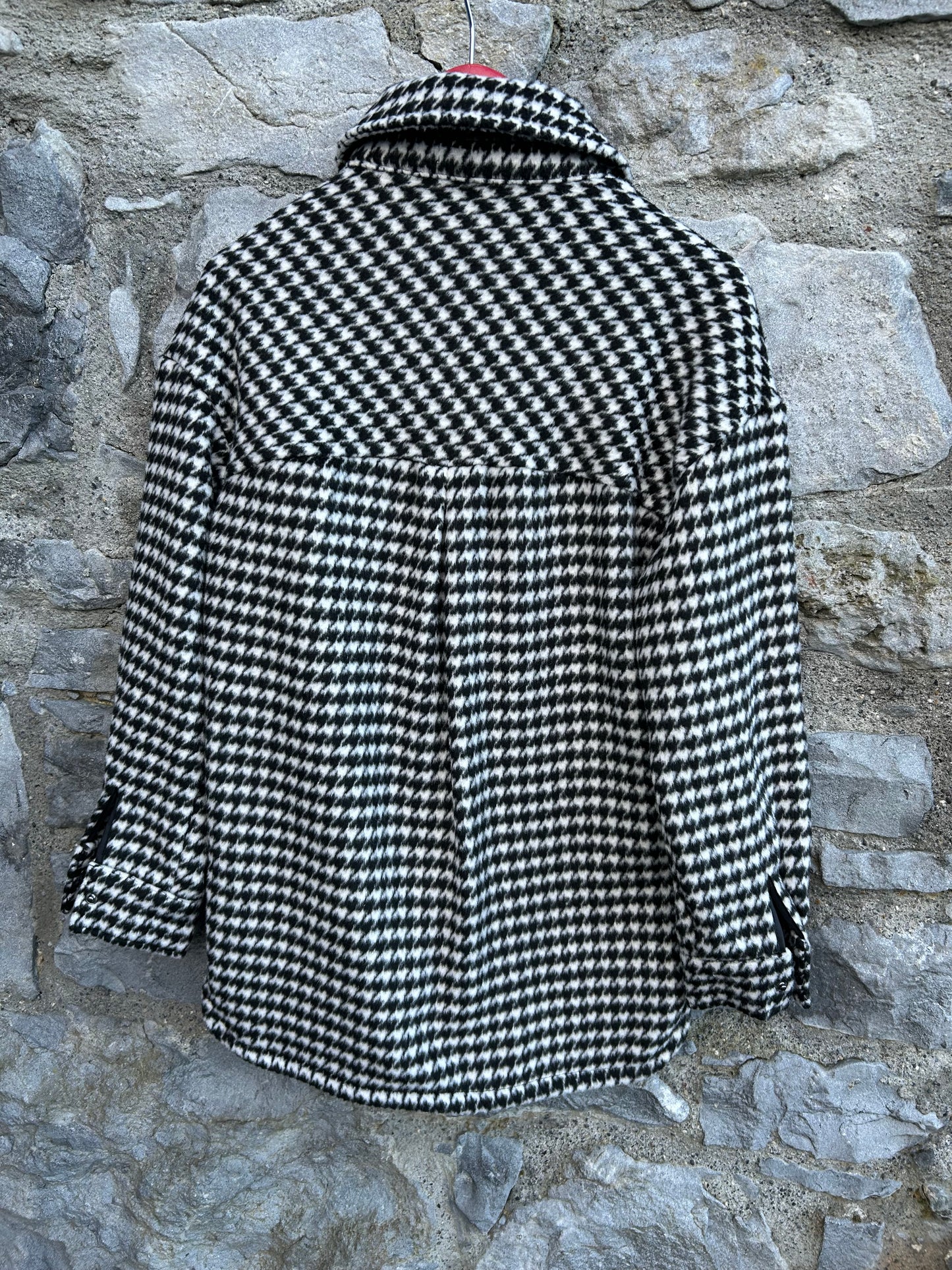 Houndstooth fleece shirt 9-10y (134-140cm)