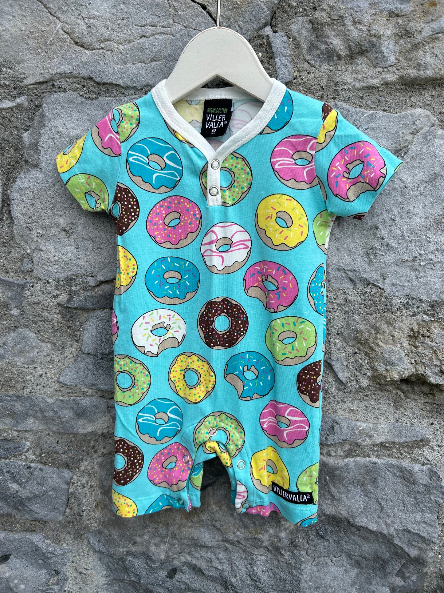 Colourful donuts rompers 3m (62cm)