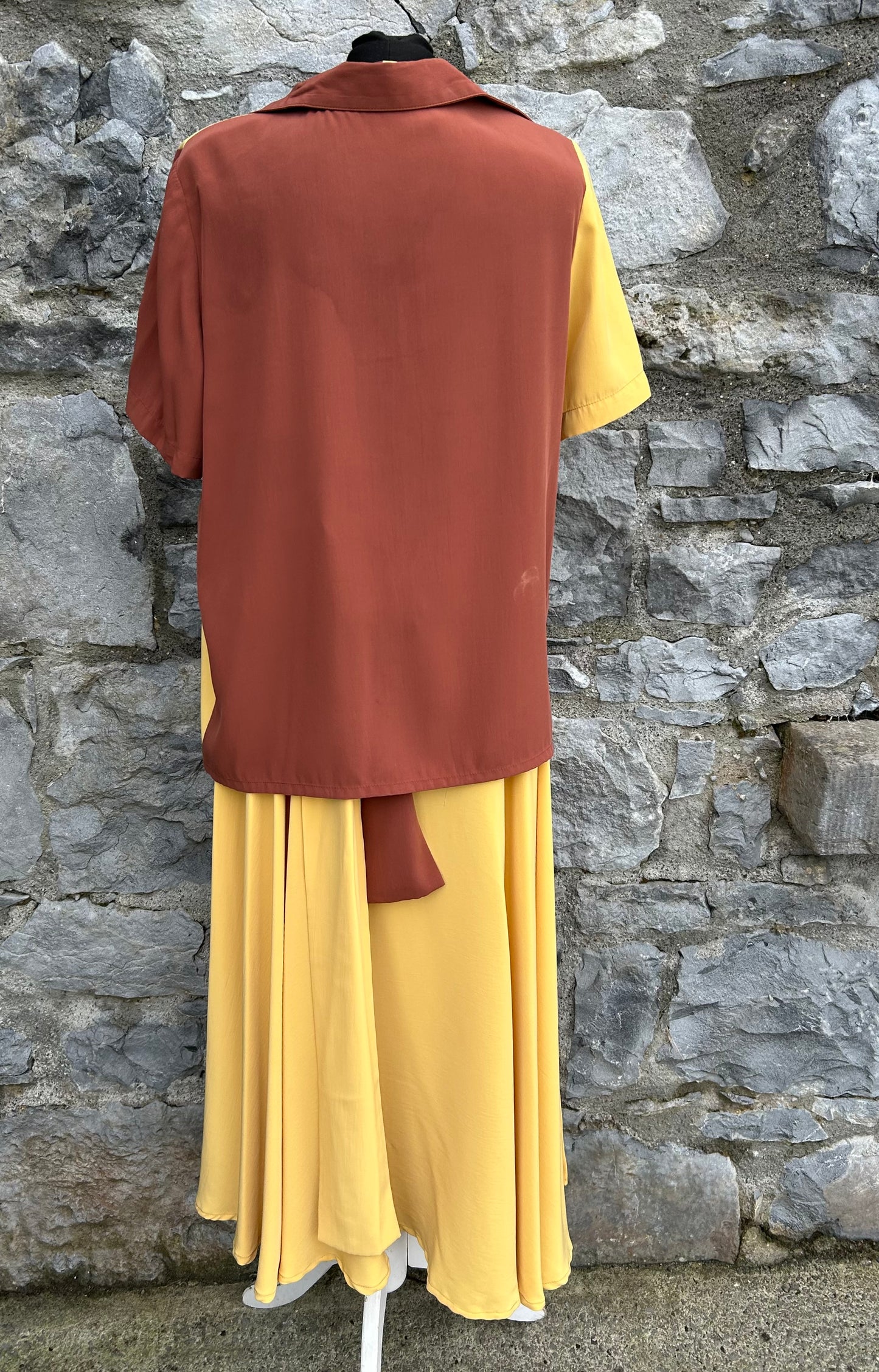 80s yellow&brown set uk 6-8