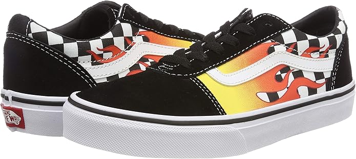 Fire&black checker trainers uk 3.5 (eu 36.5)