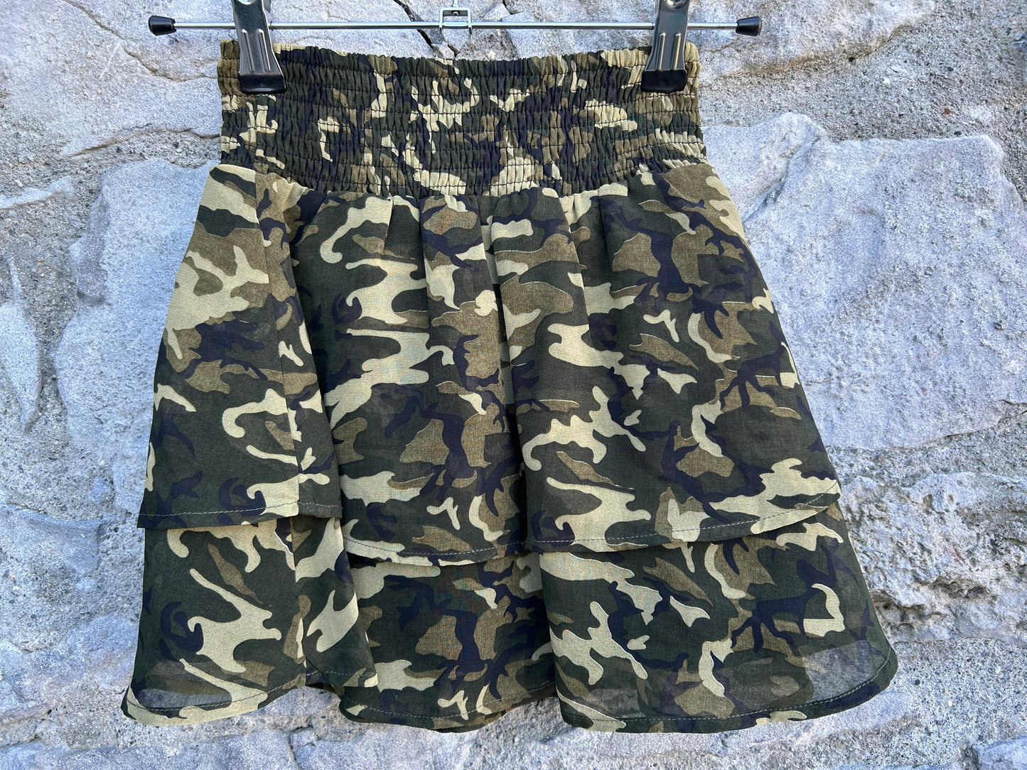 Camouflage skirt 7-8y (122-128cm)