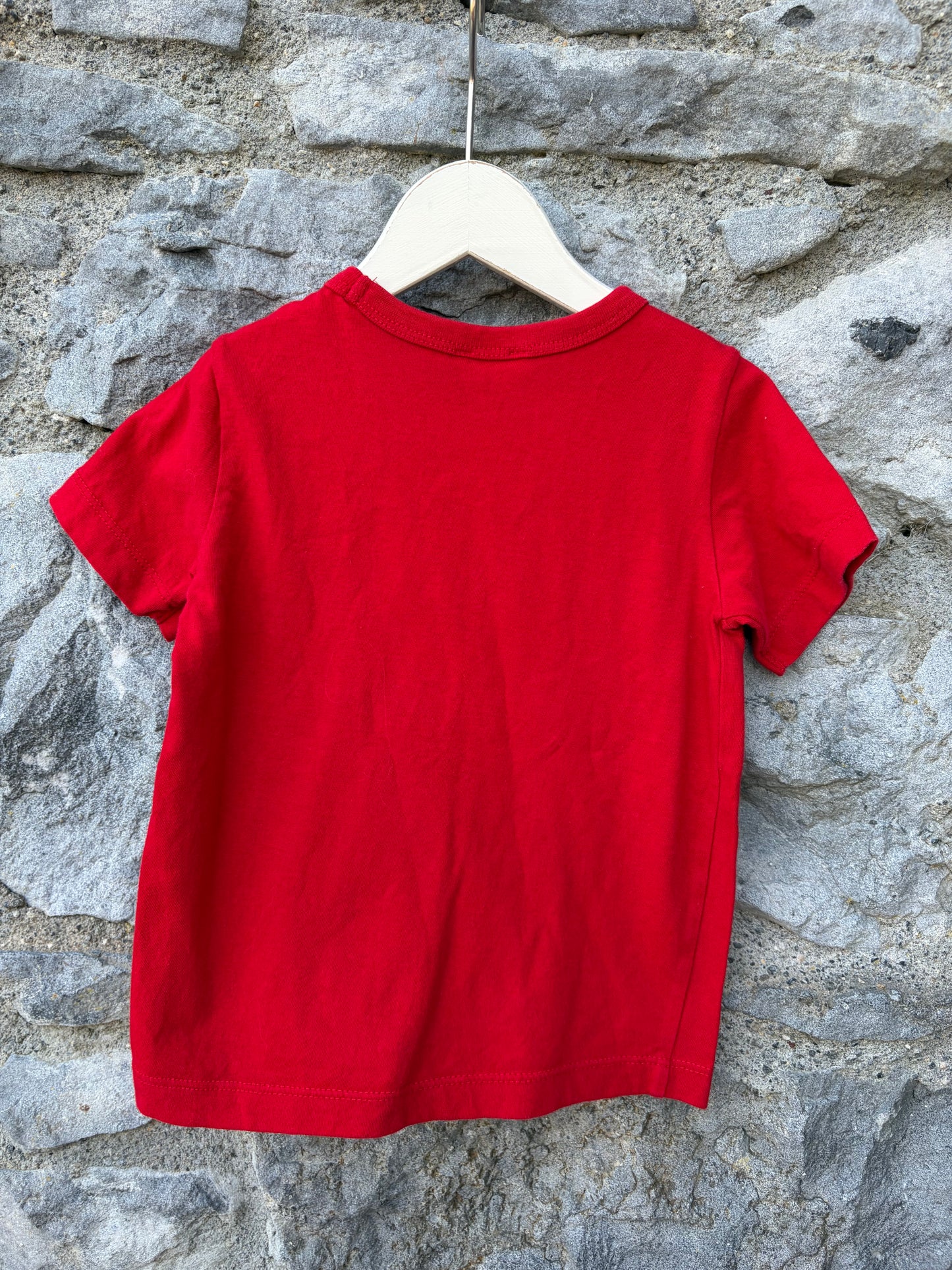 Red T-shirt 12-18m (80-86cm)