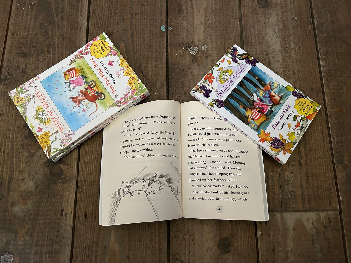 Willow valley set by Tracey Corderoy