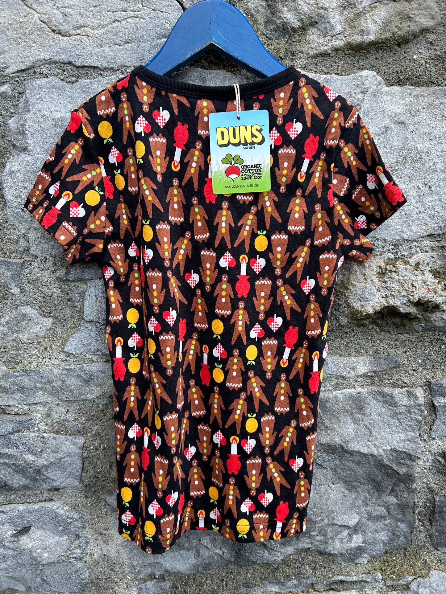 Black Gingerbread T-shirt 6y (116cm)