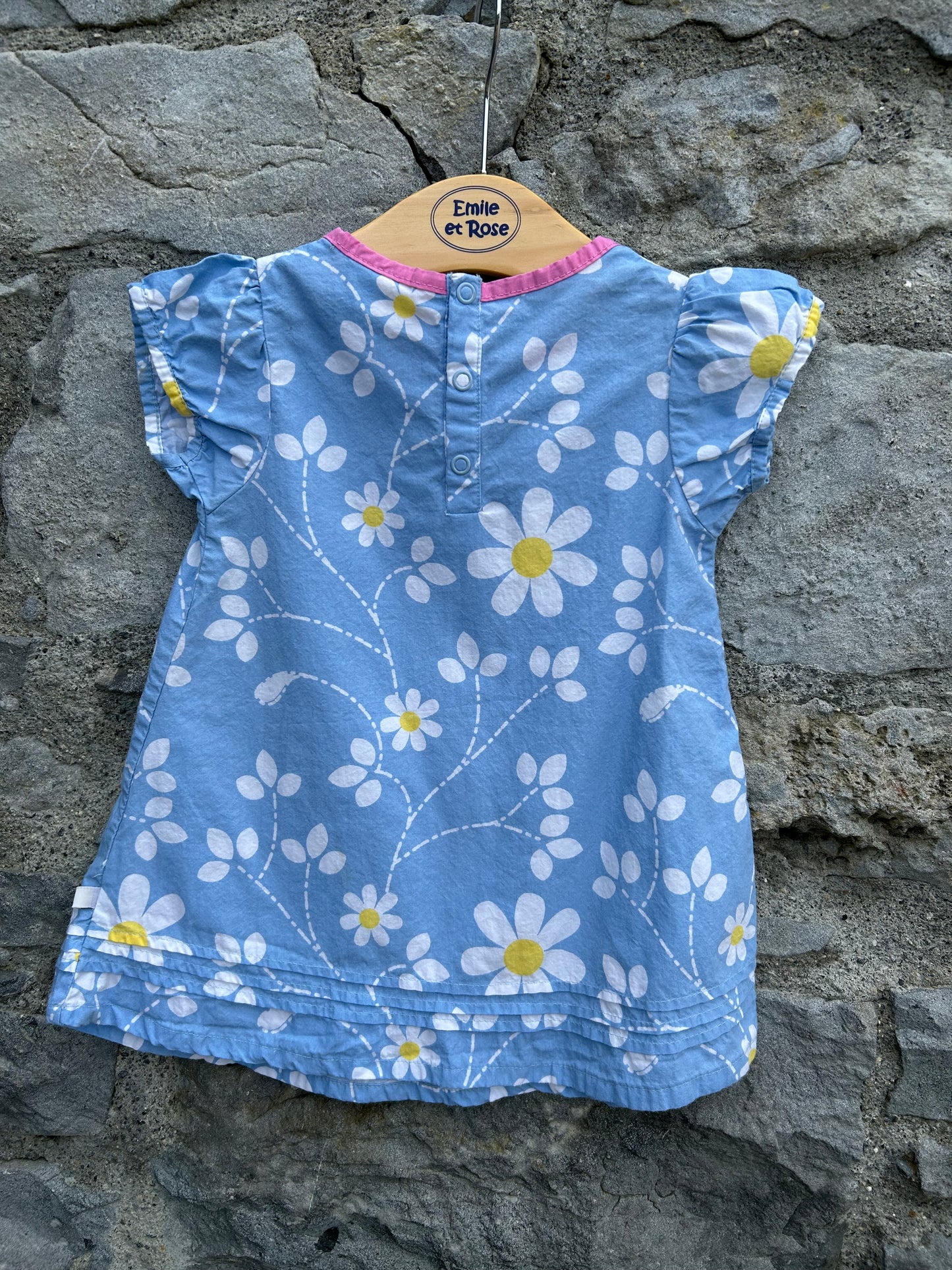 Blue floral top 12-18m (80-86cm)