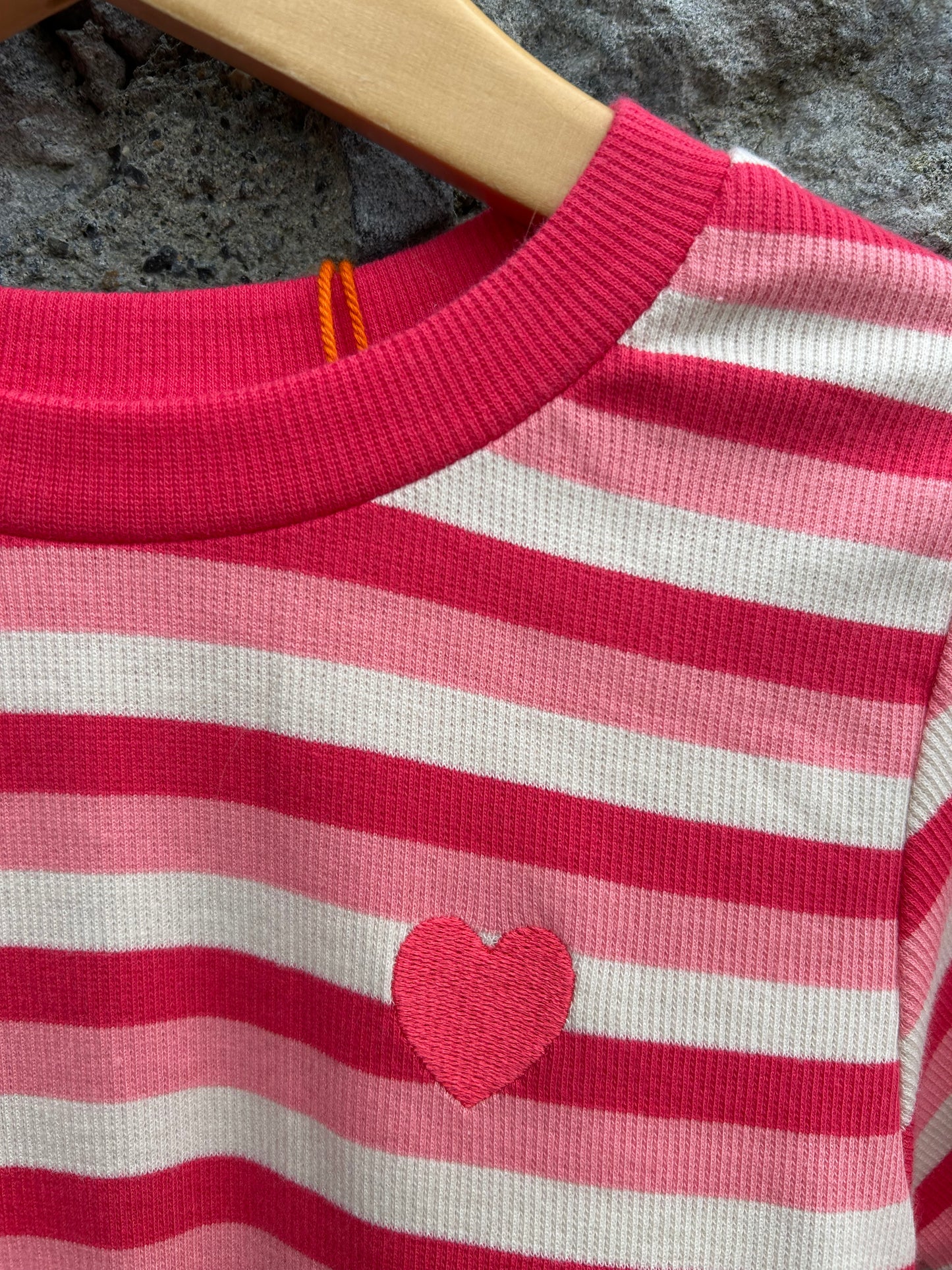 Strawberry stripes school dress 2-3y (92-98cm)