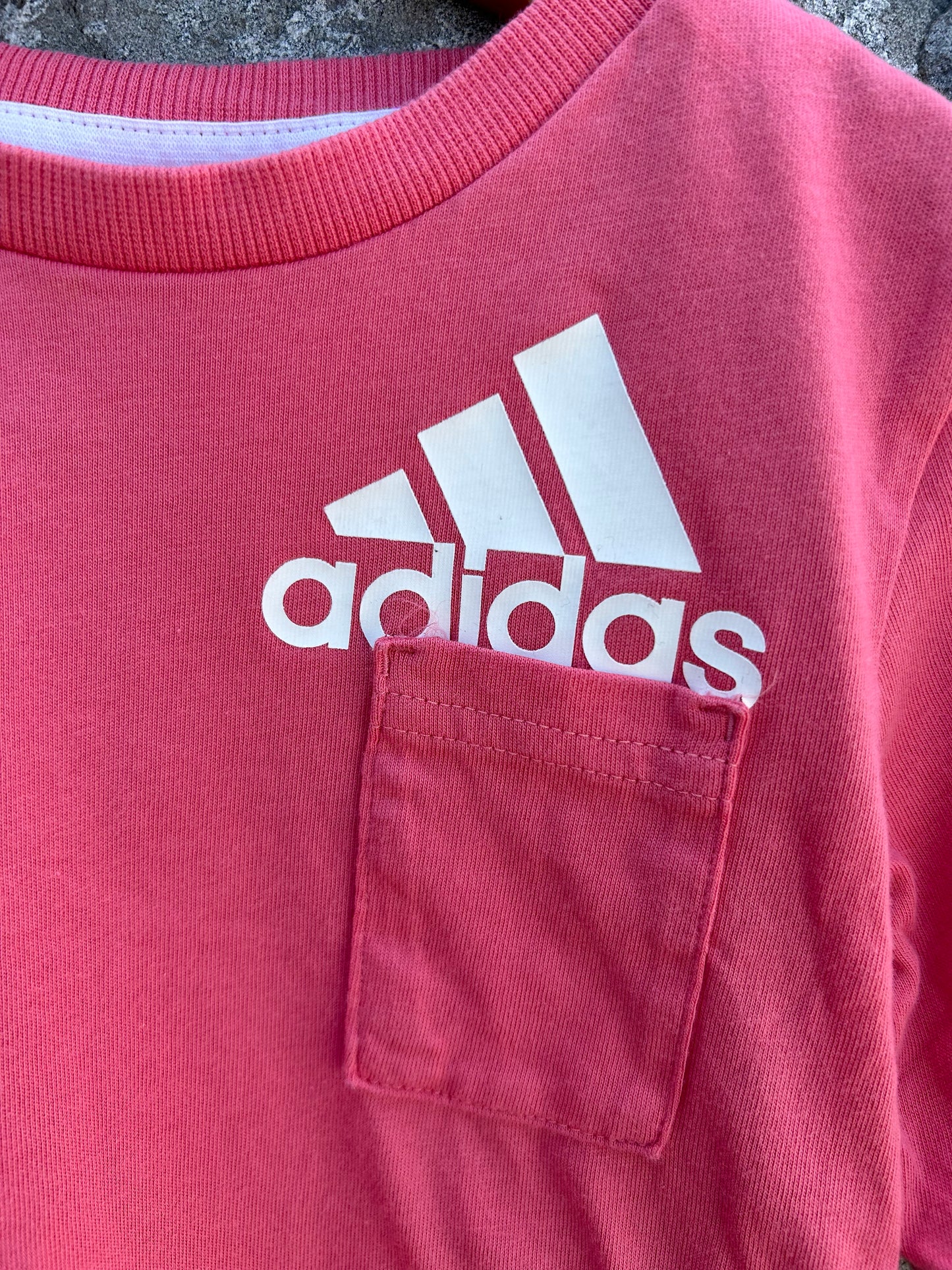 Pink logo T-shirt 18-24m (86-92cm)