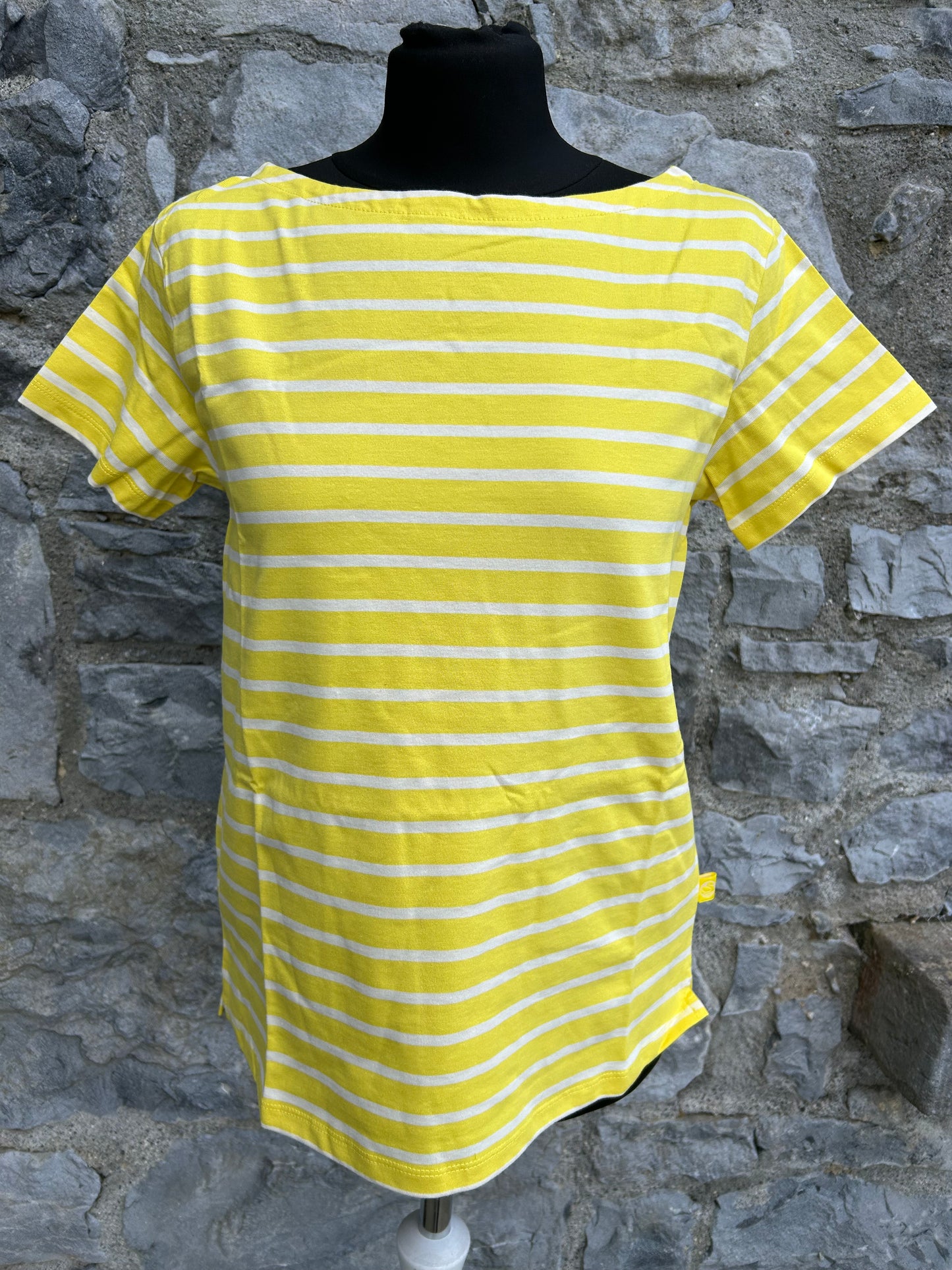 Yellow stripy top uk 10