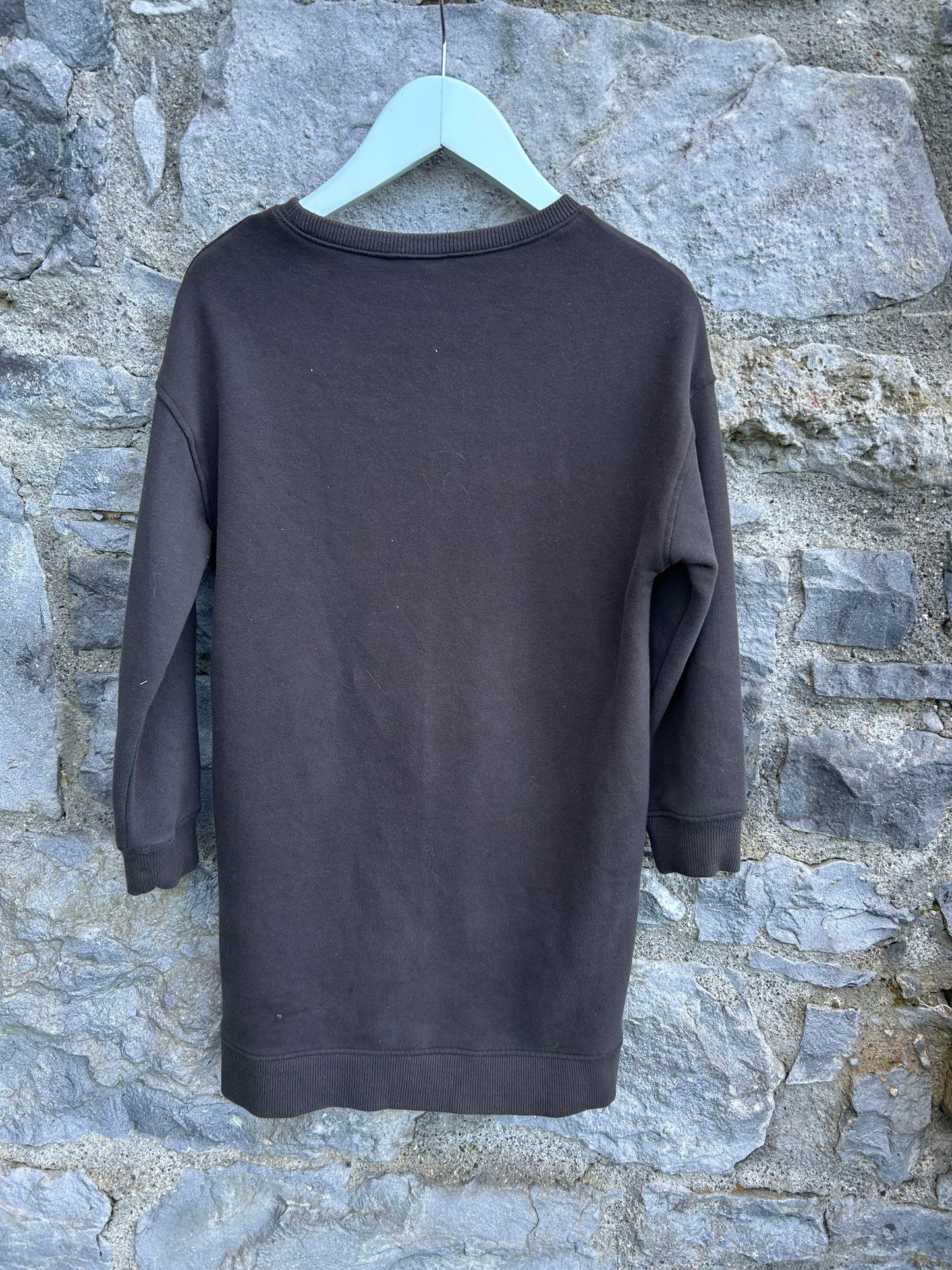 Sequin rainbow charcoal tunic 8y (128cm)