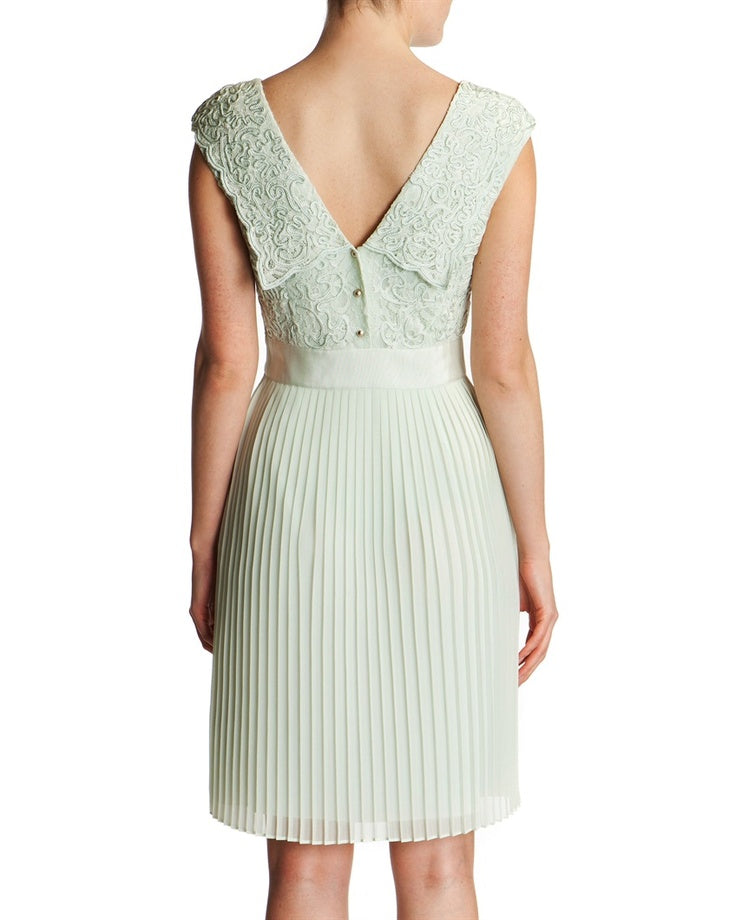 Mint lace&pleats dress uk 6