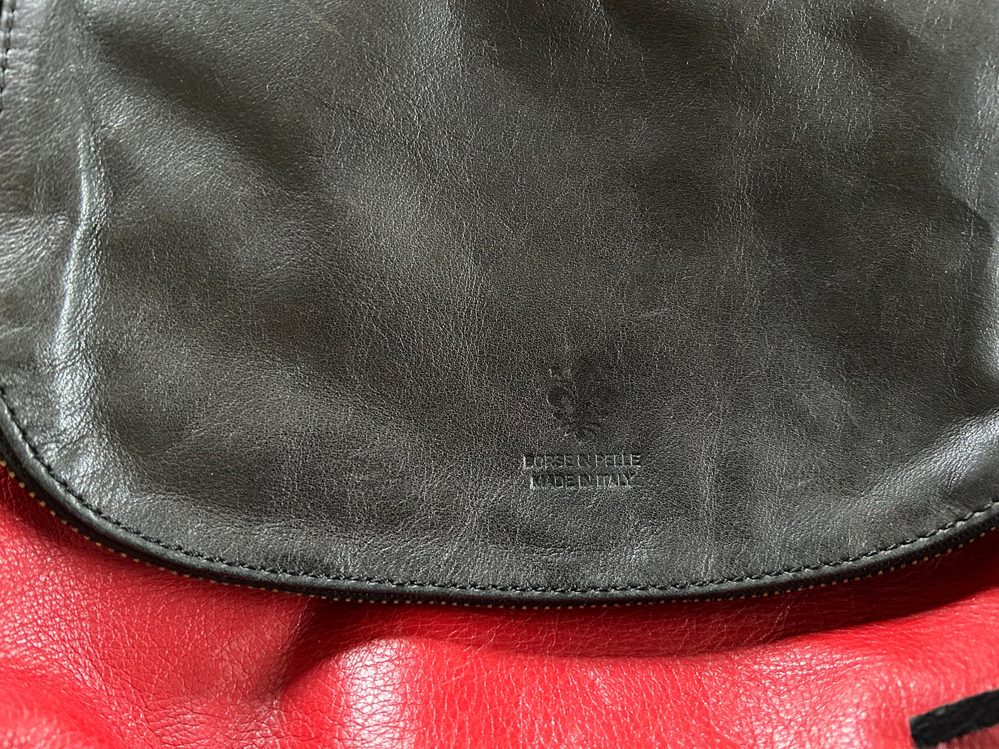 Red&black crossbody bag